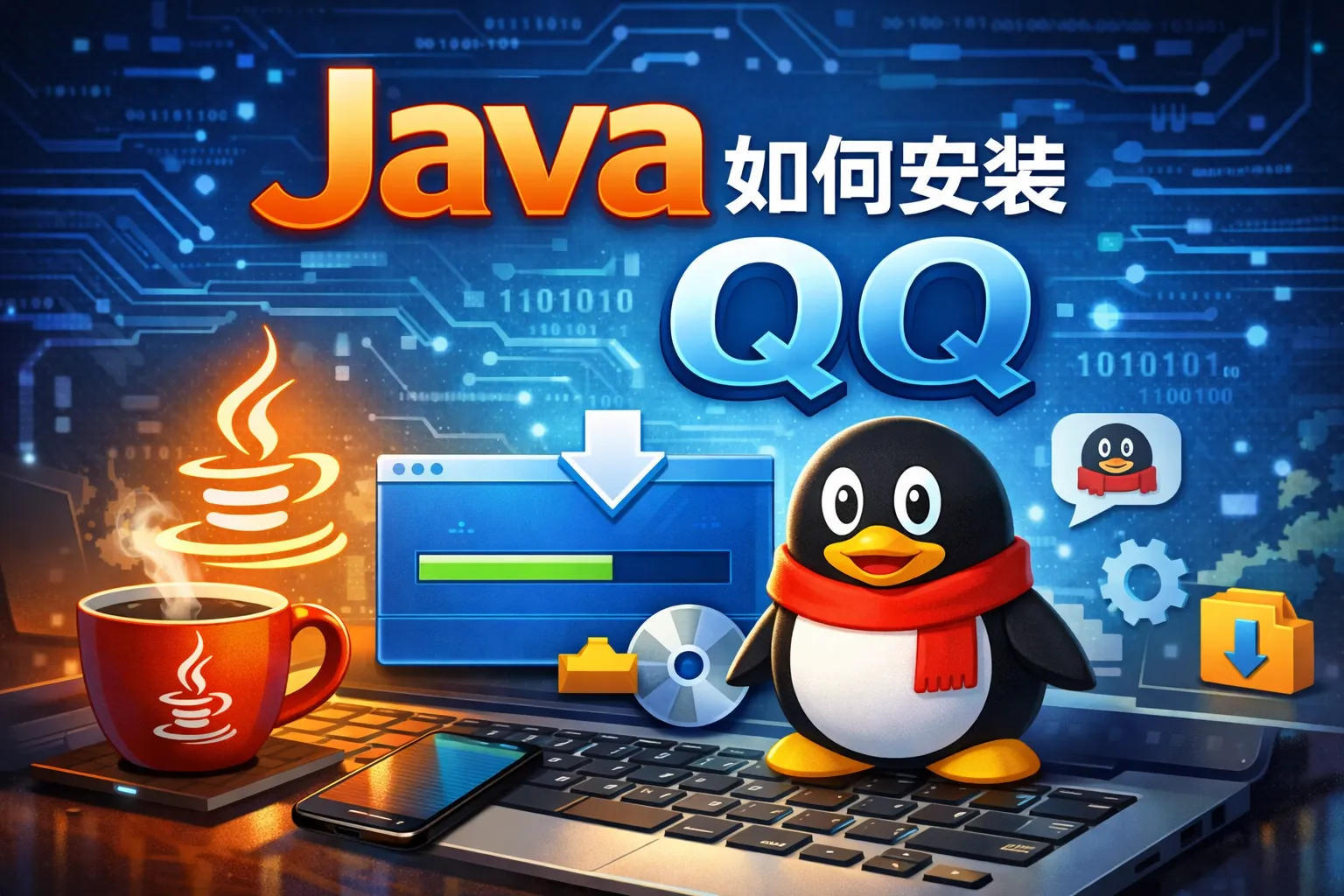java如何安装qq
