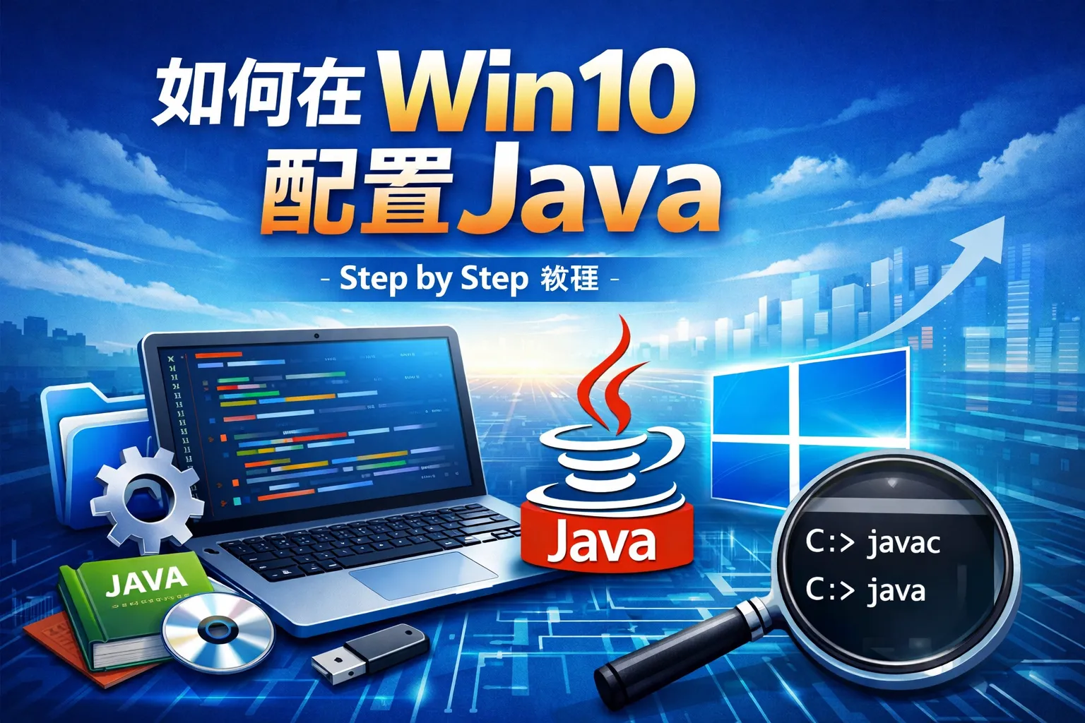 如何在win10配置java