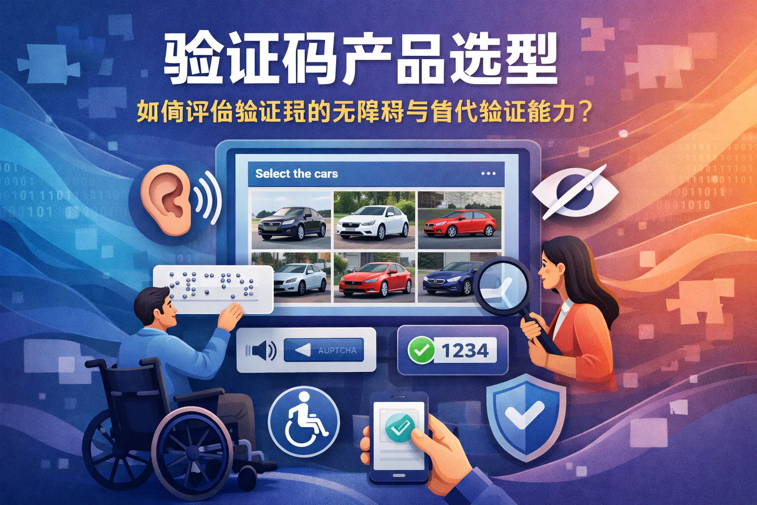 验证码产品选型:如何评估验证码的无障碍与替代验证能力?