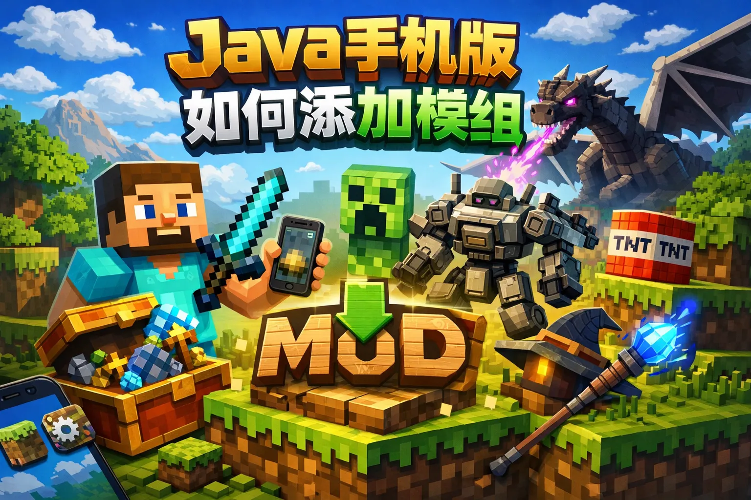 java手机版如何添加模组