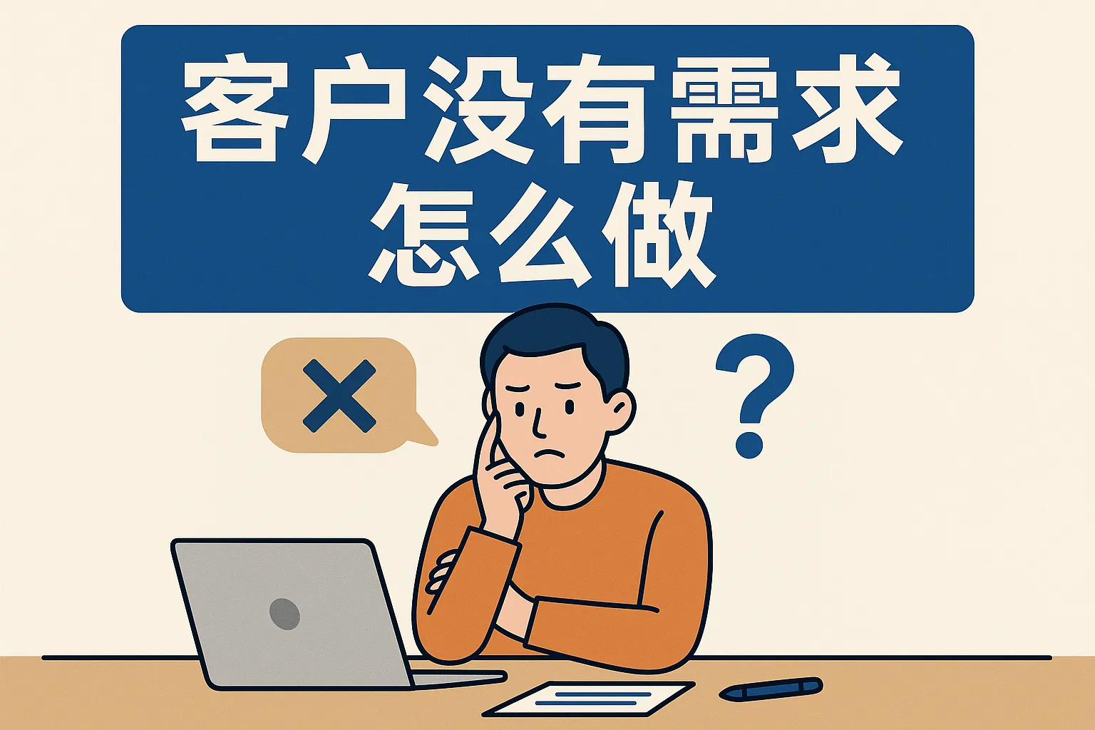 客户没有需求怎么做
