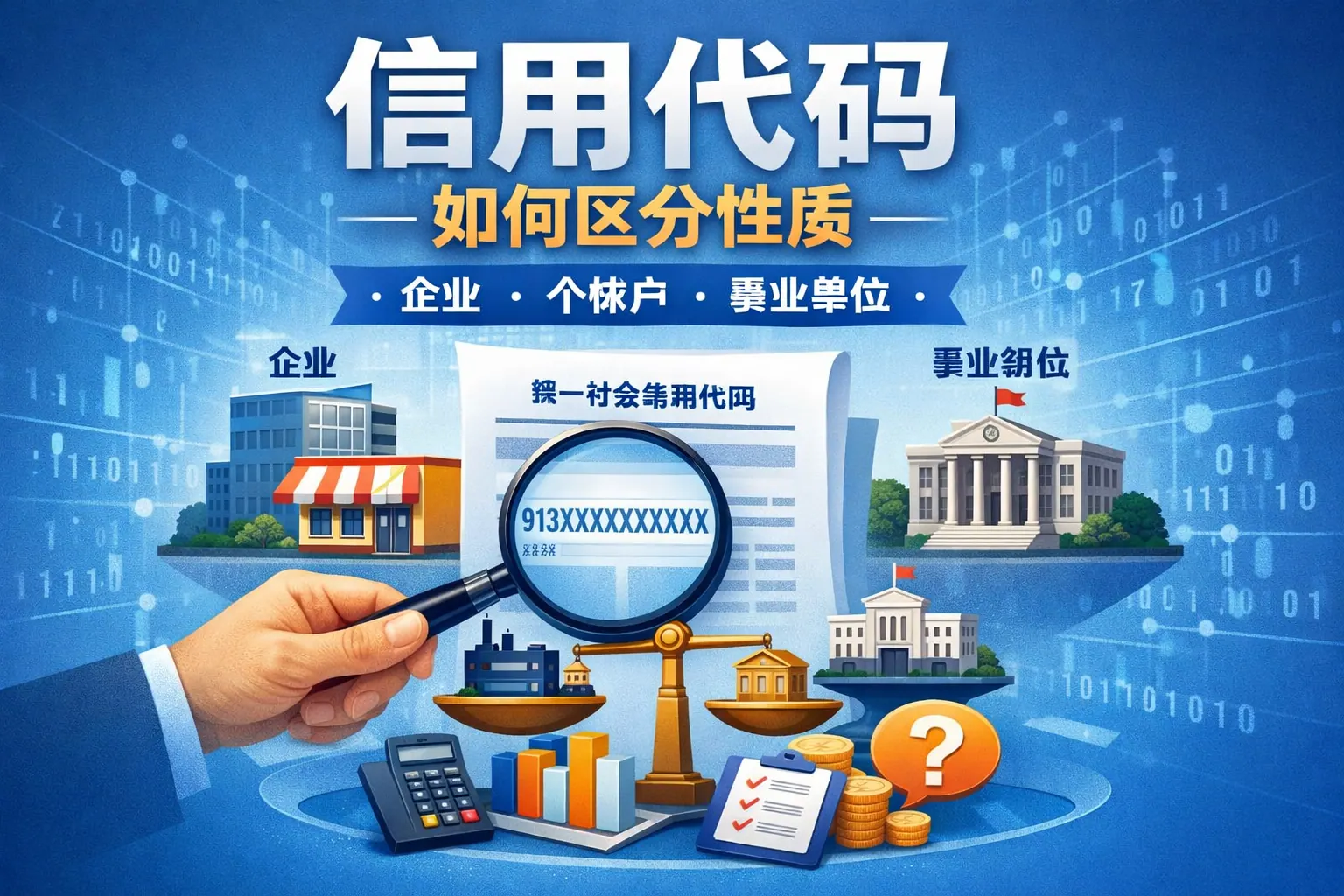 信用代码如何区分性质
