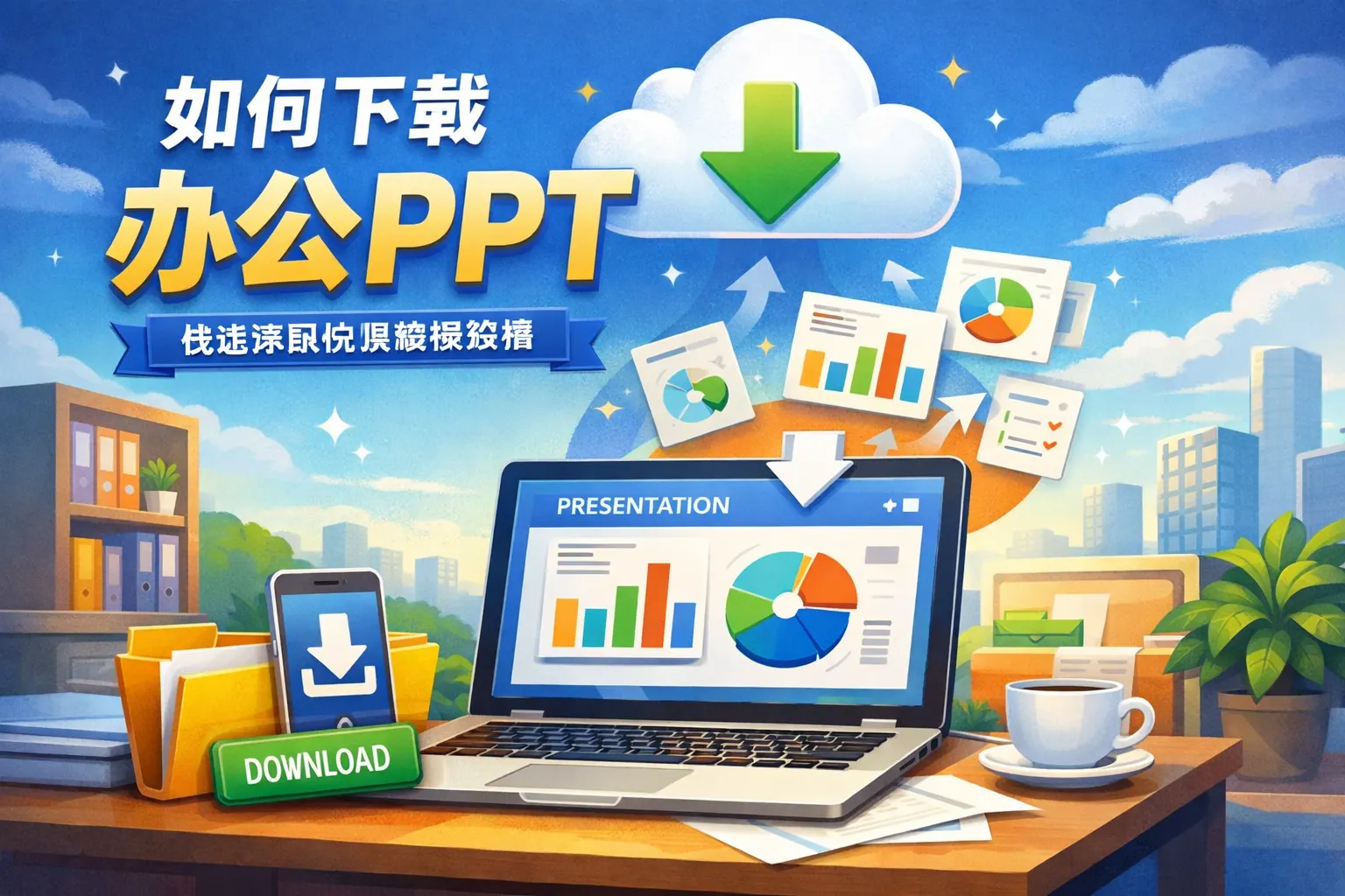 如何下载办公ppt