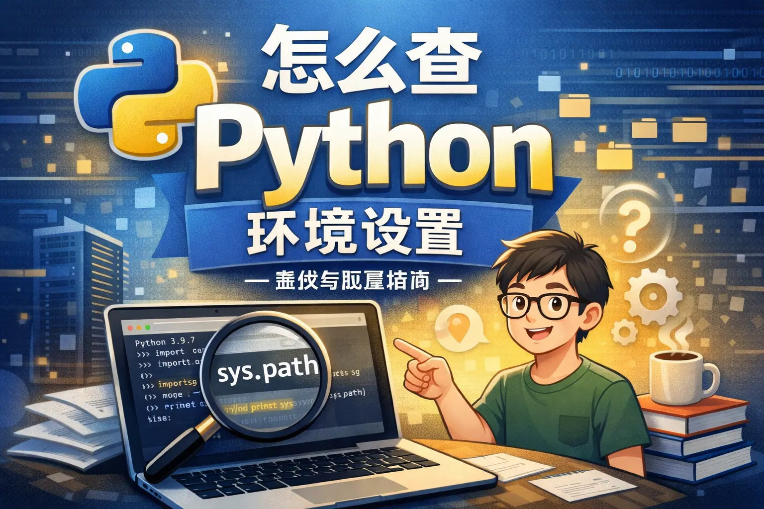 怎么查python环境设置