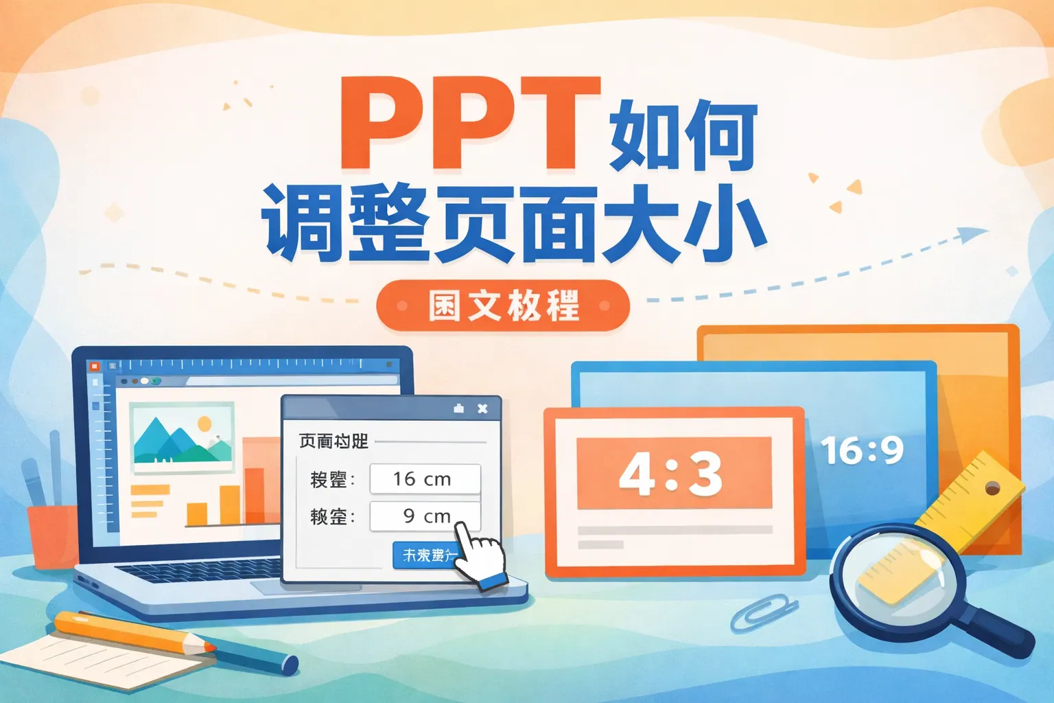 ppt如何调整页面大小