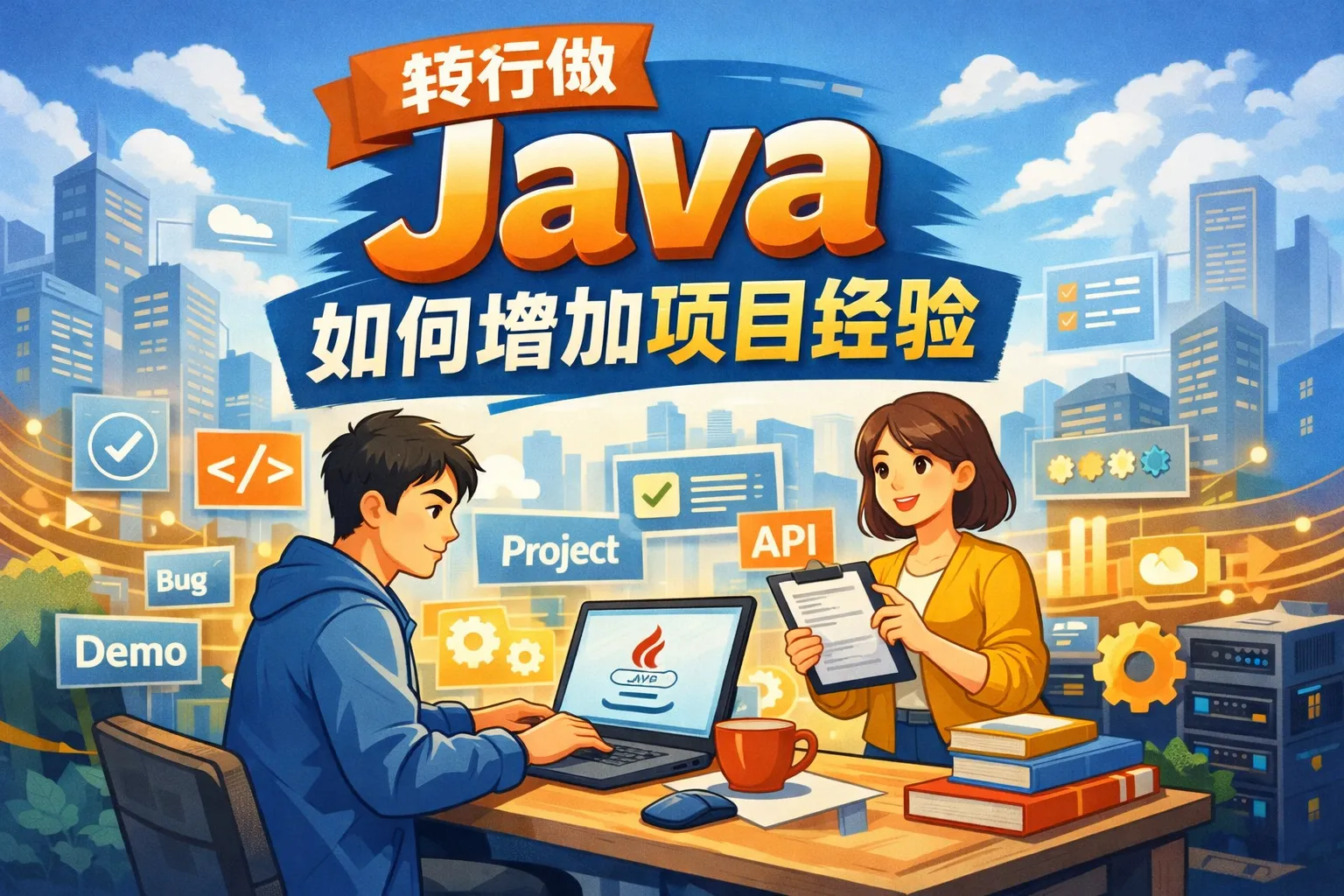 转行做java 如何增加项目经验