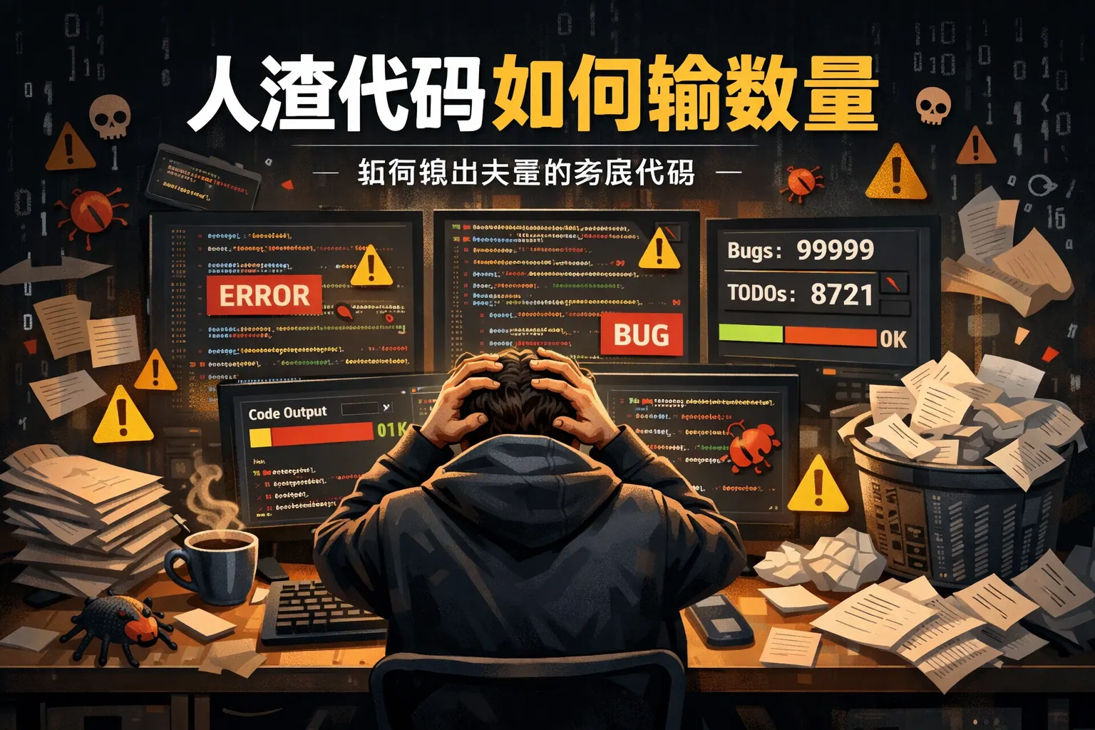 人渣代码如何输数量