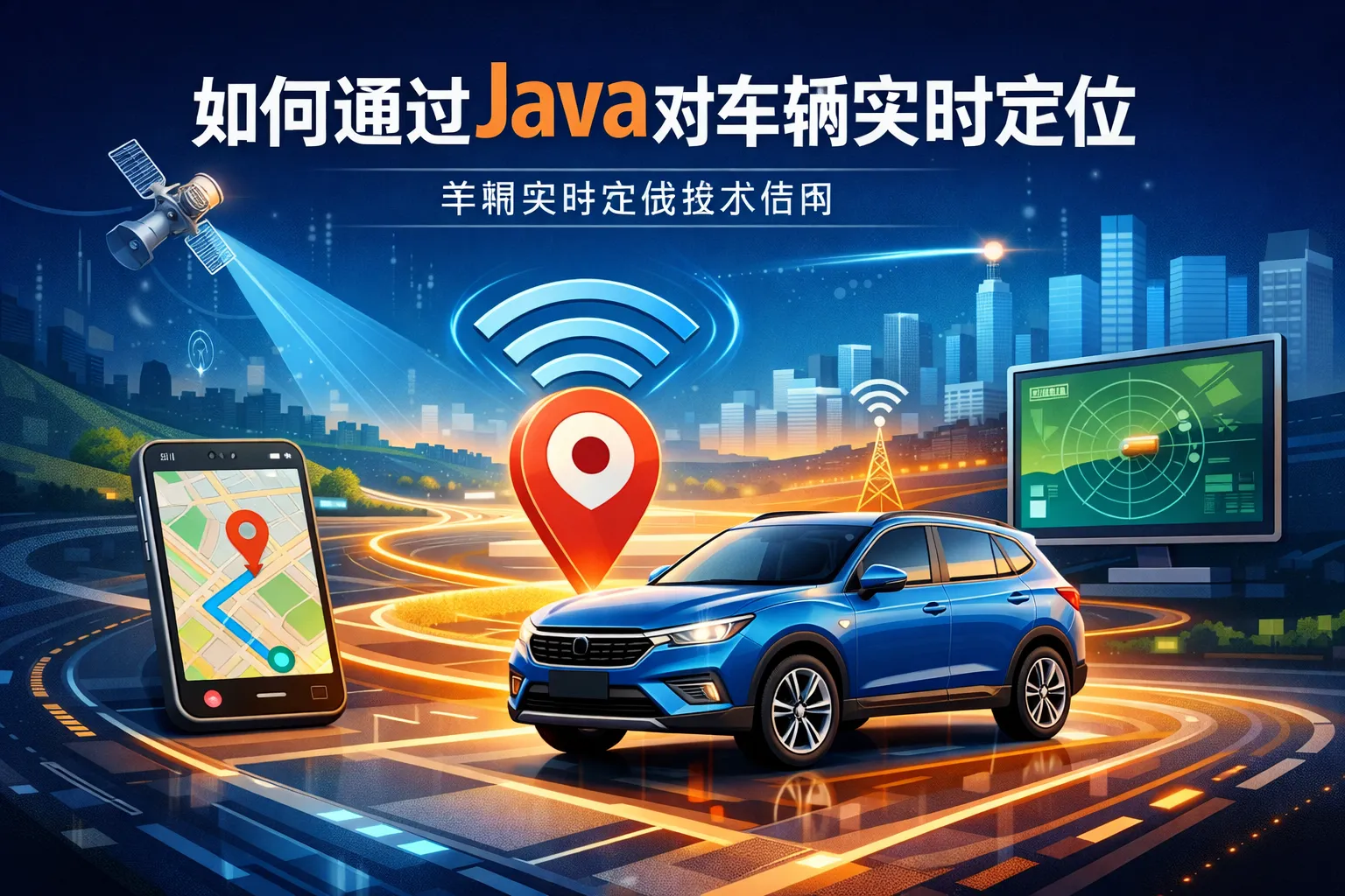 如何通过java对车辆实时定位