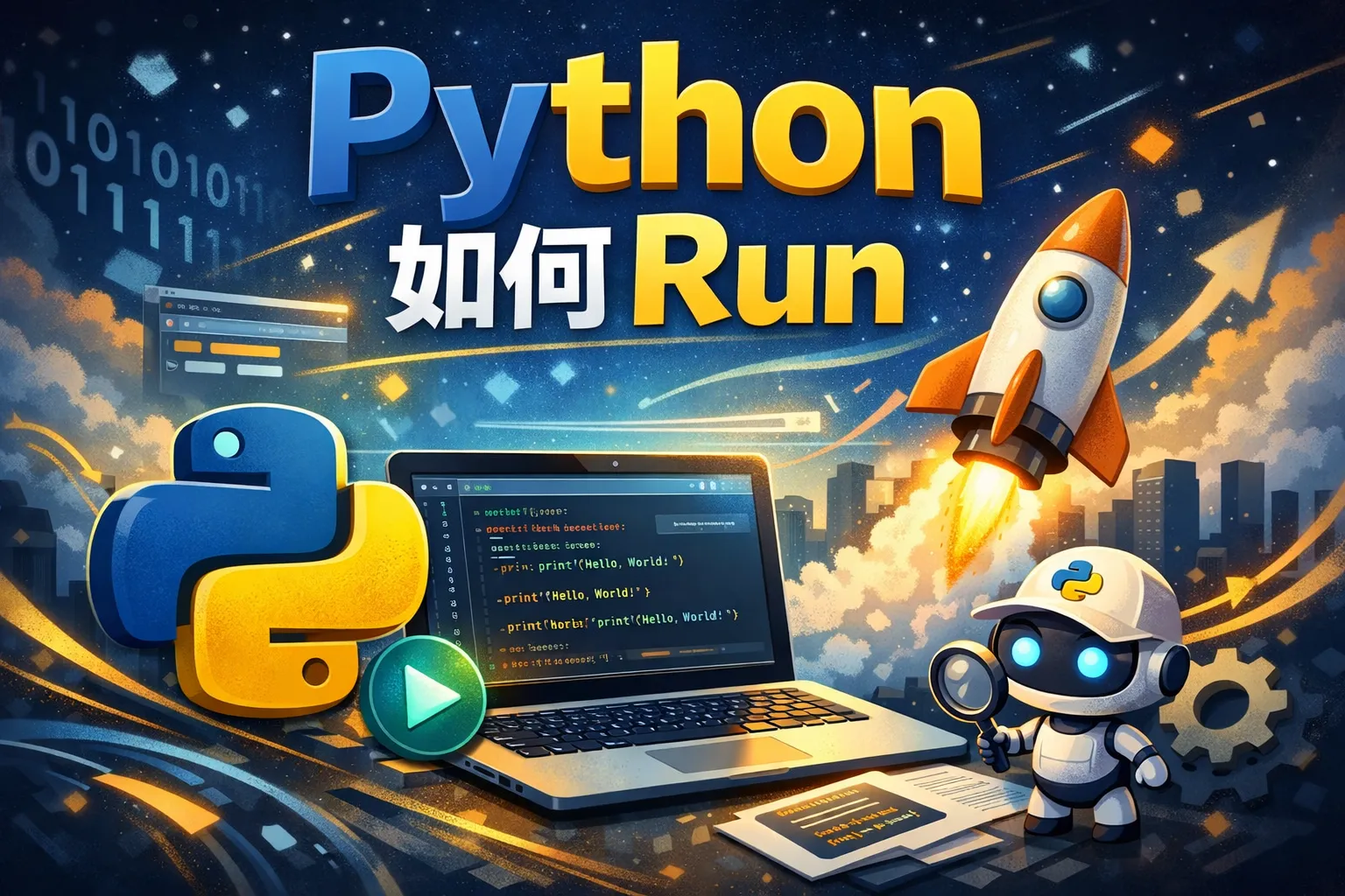 python如何run