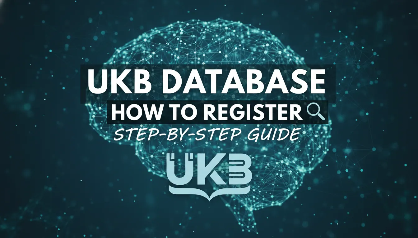 Ukb Database ukb数据库怎么注册