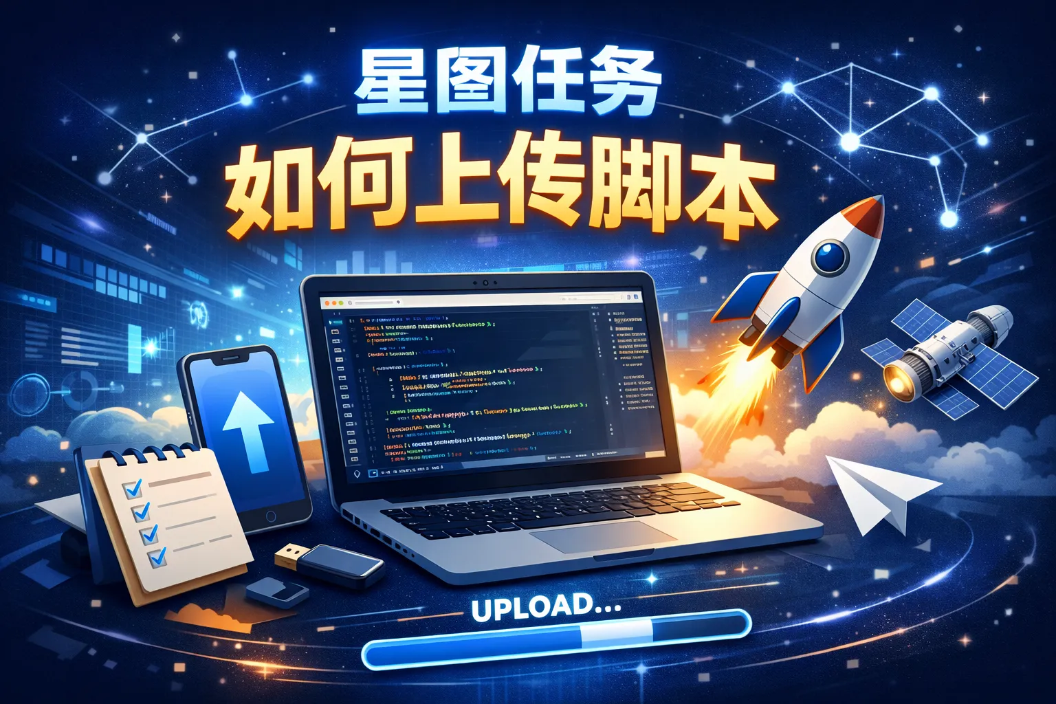 星图任务如何上传脚本