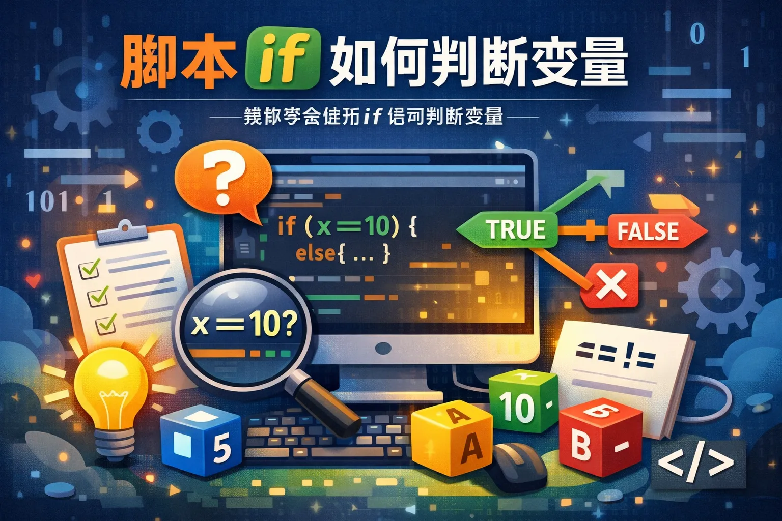 脚本if如何判断变量