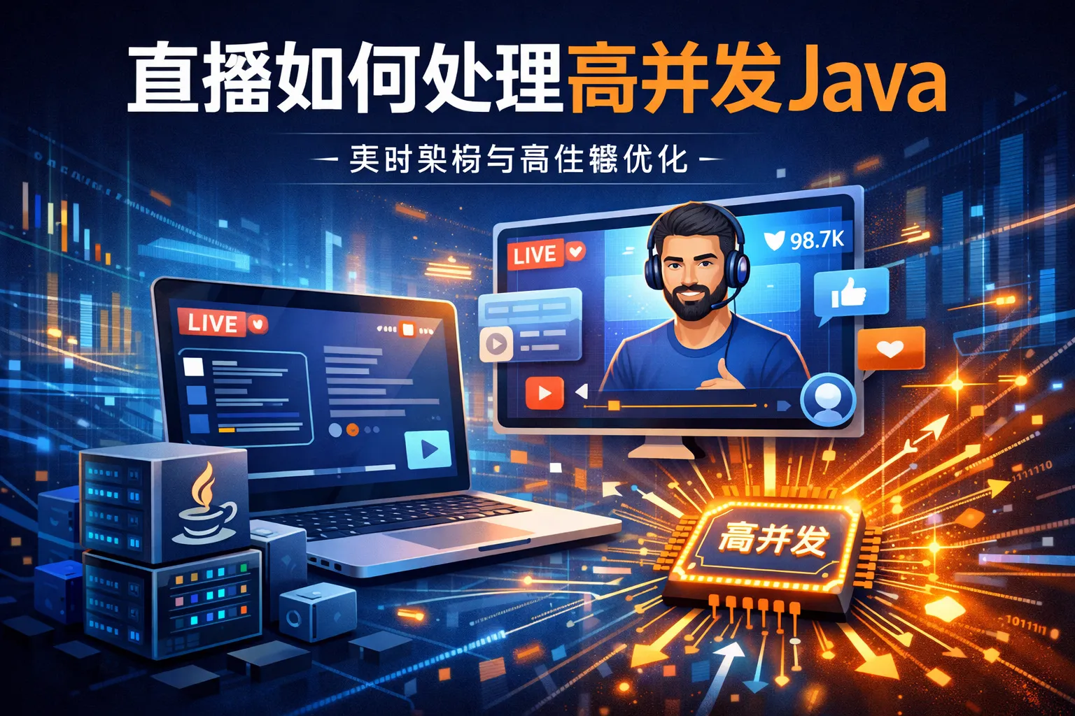 直播如何处理高并发java