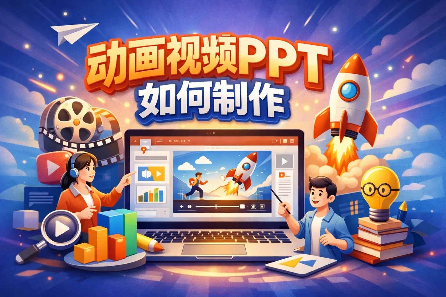 动画视频ppt如何制作