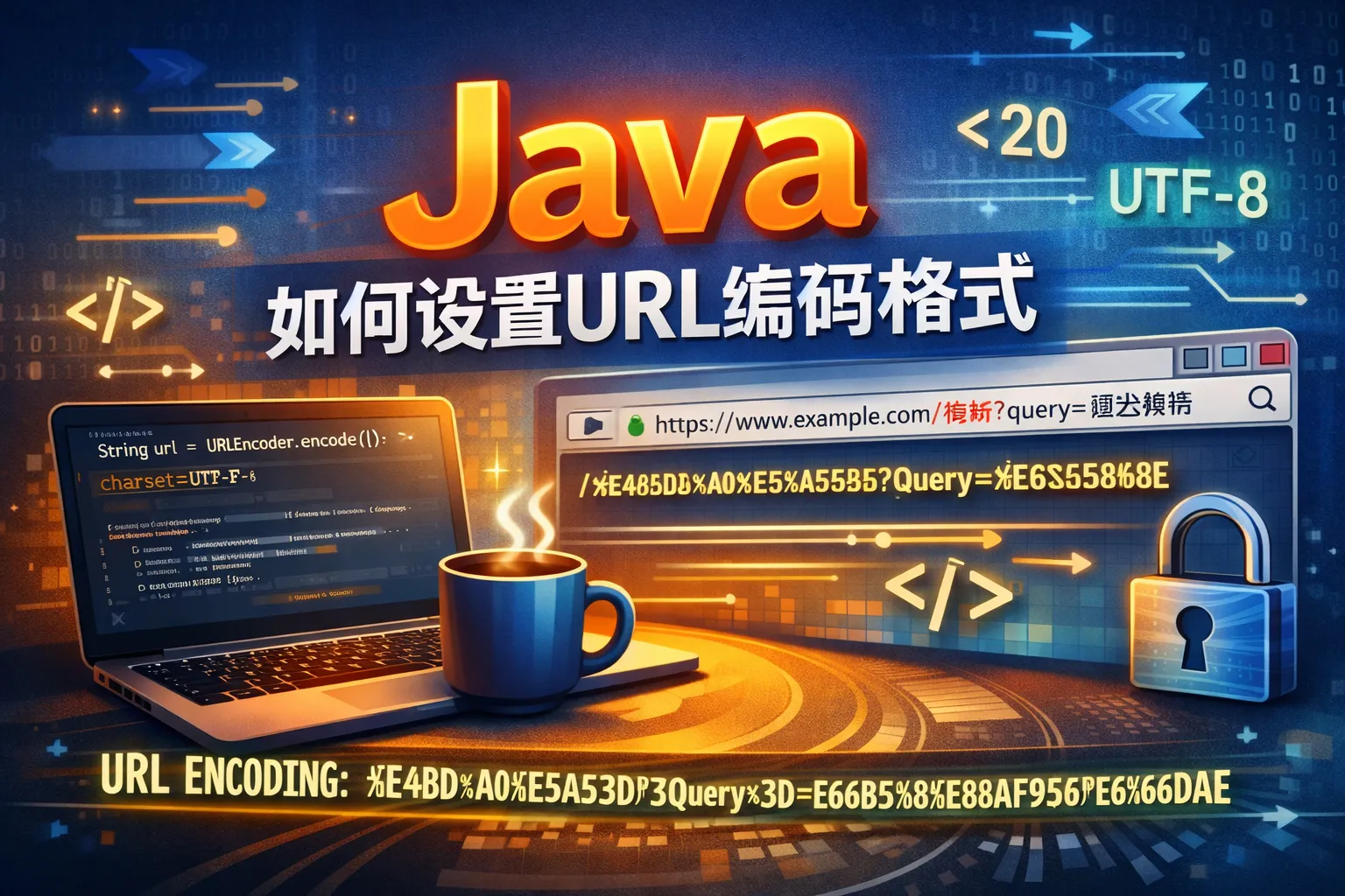 java如何设置url编码格式