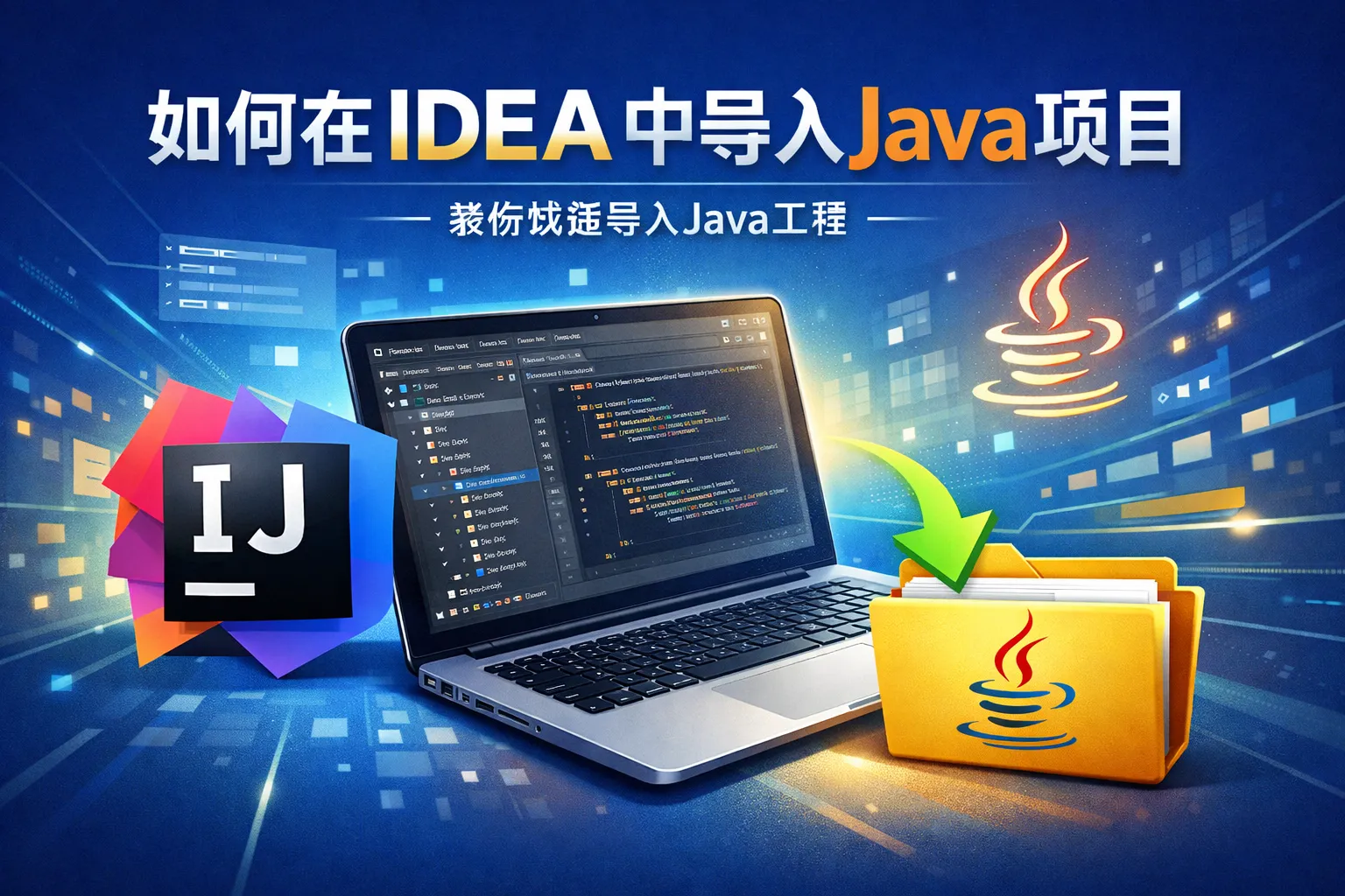 如何在idea中导入java项目