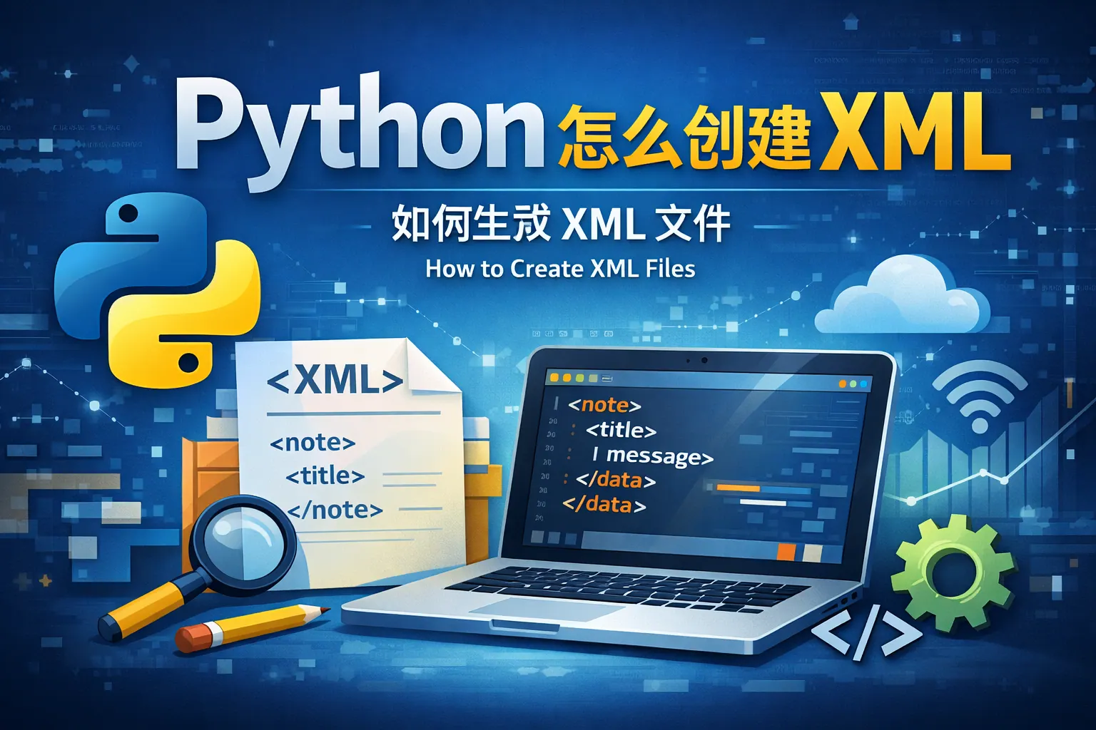 python怎么创建xml