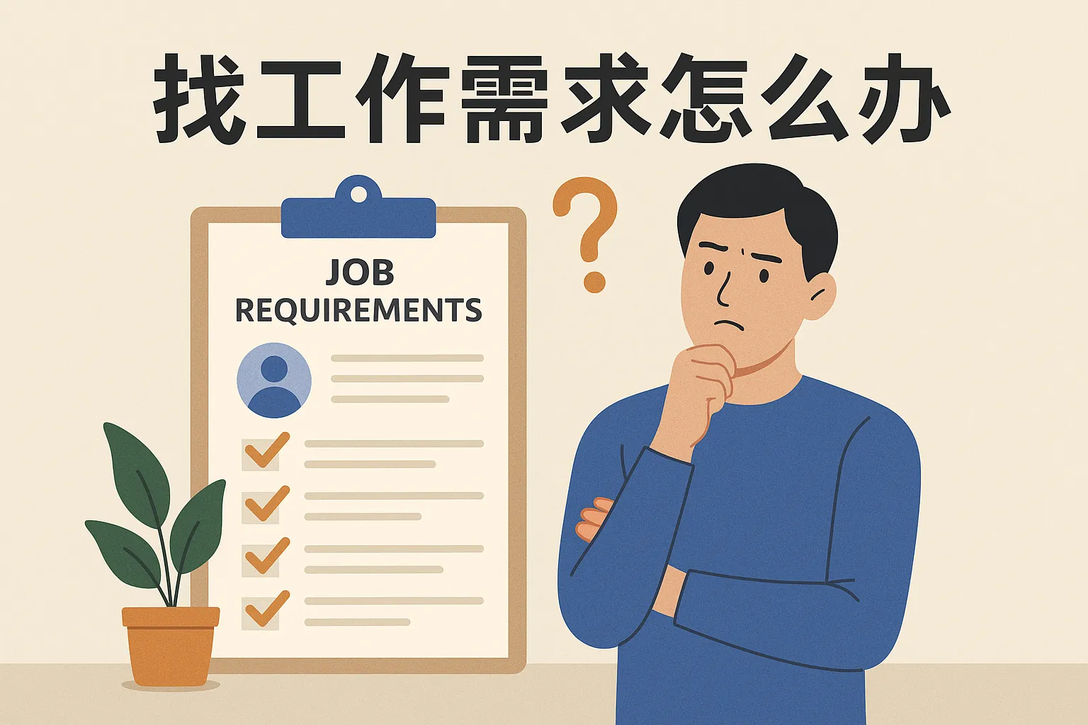 找工作需求怎么办