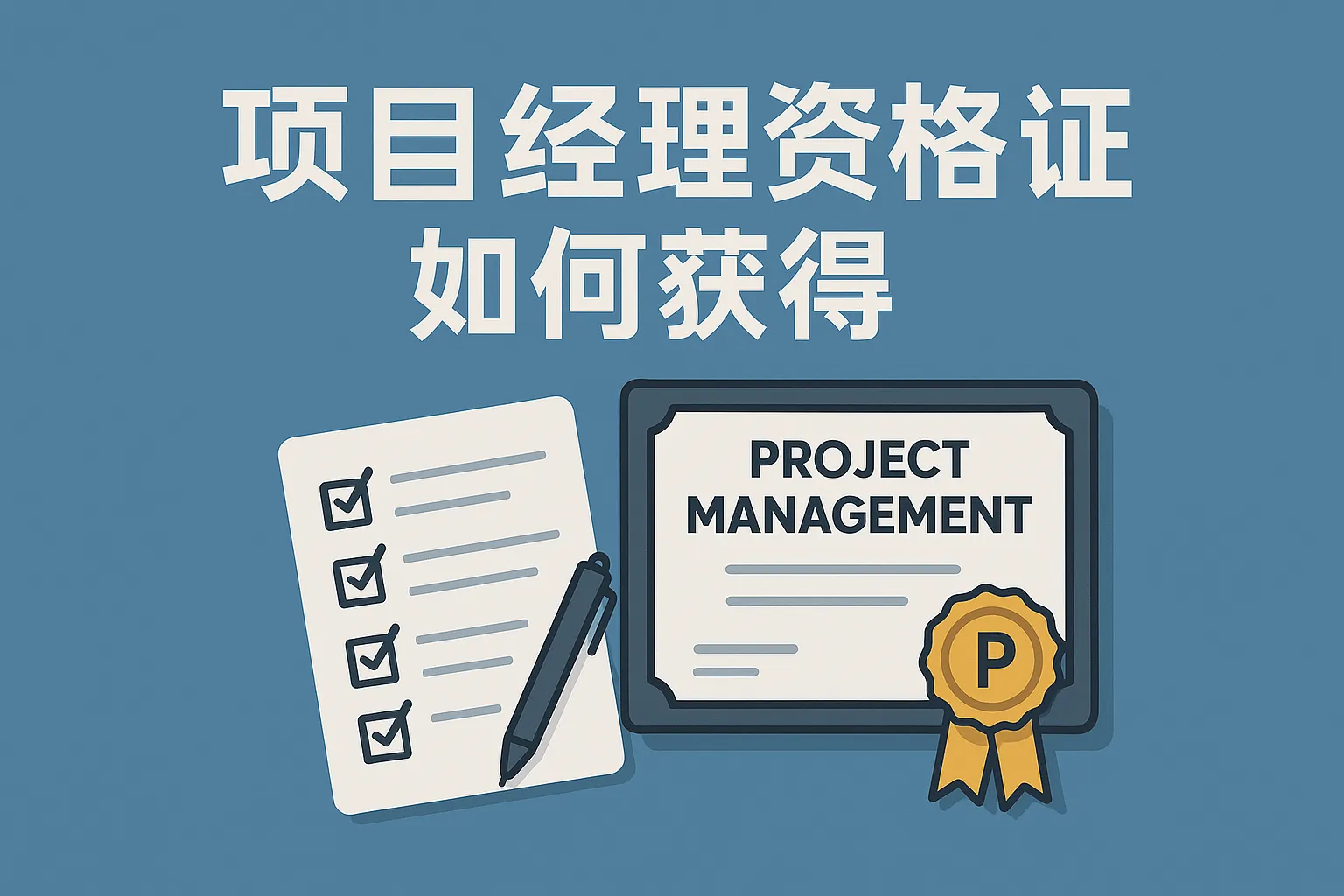 项目经理资格证如何获得