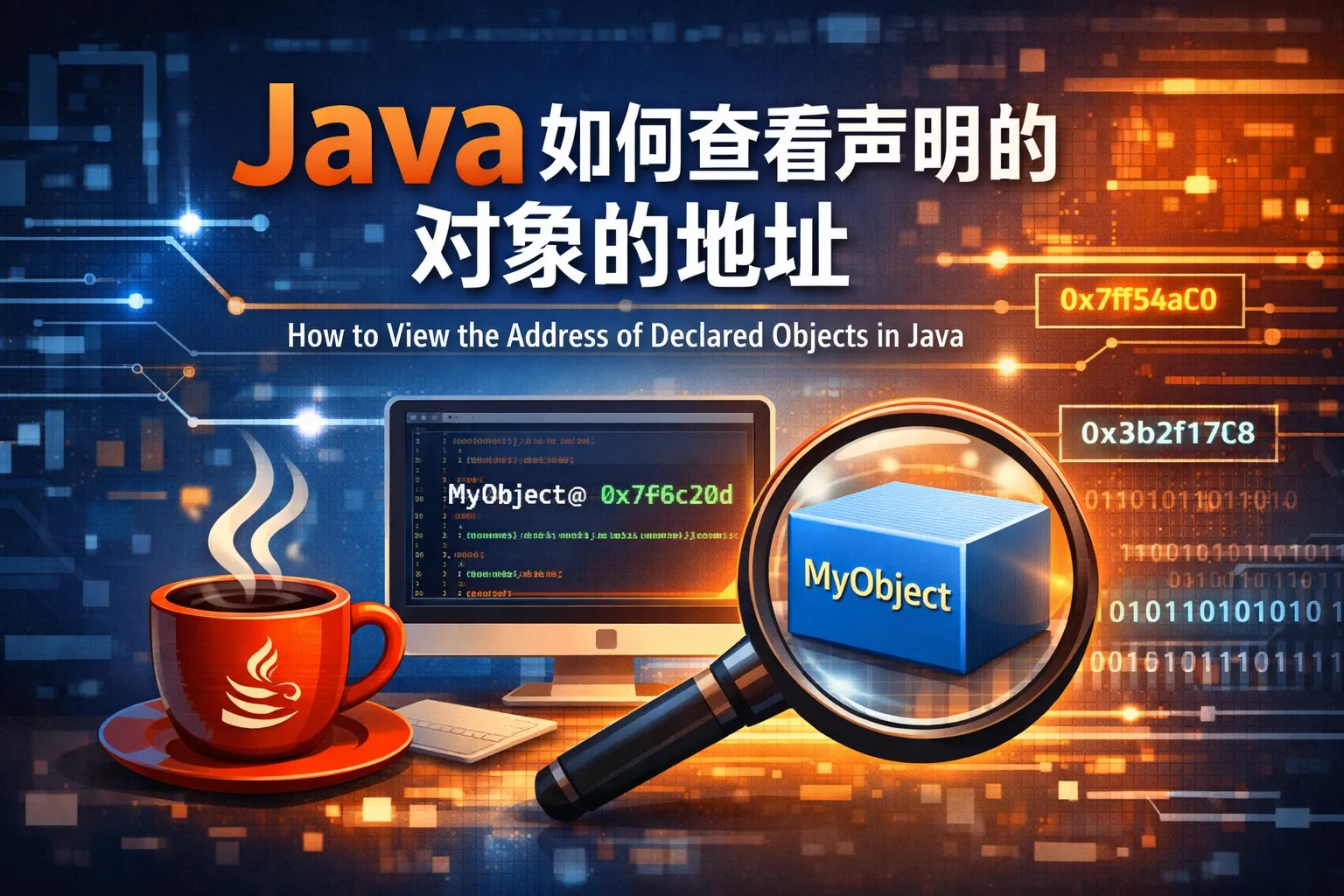 java如何查看声明的对象的地址
