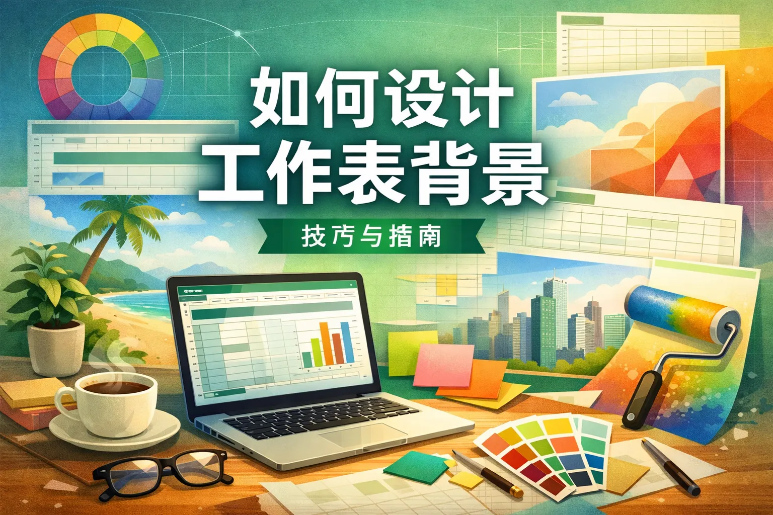 如何设计工作表背景