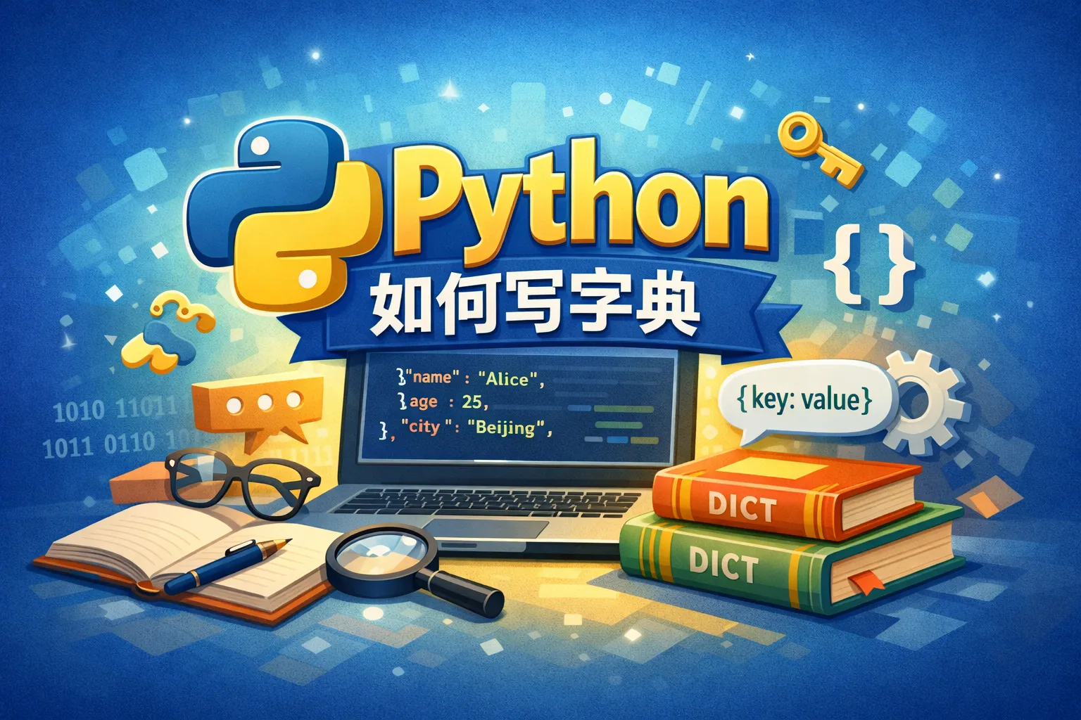 python如何写字典