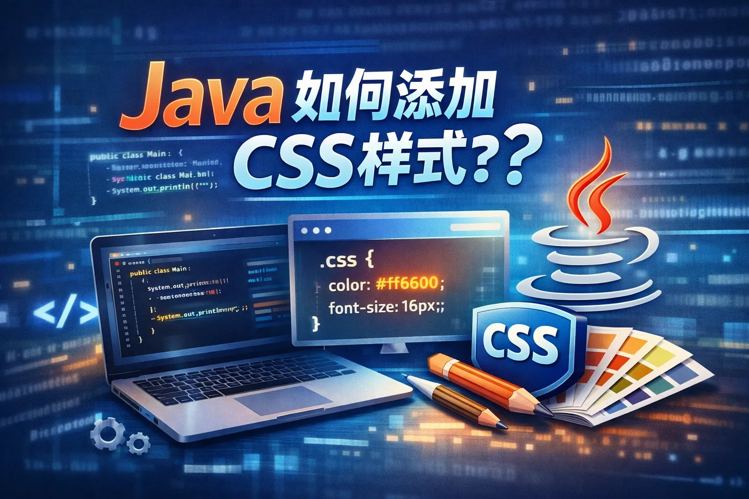 java如何添加css样式