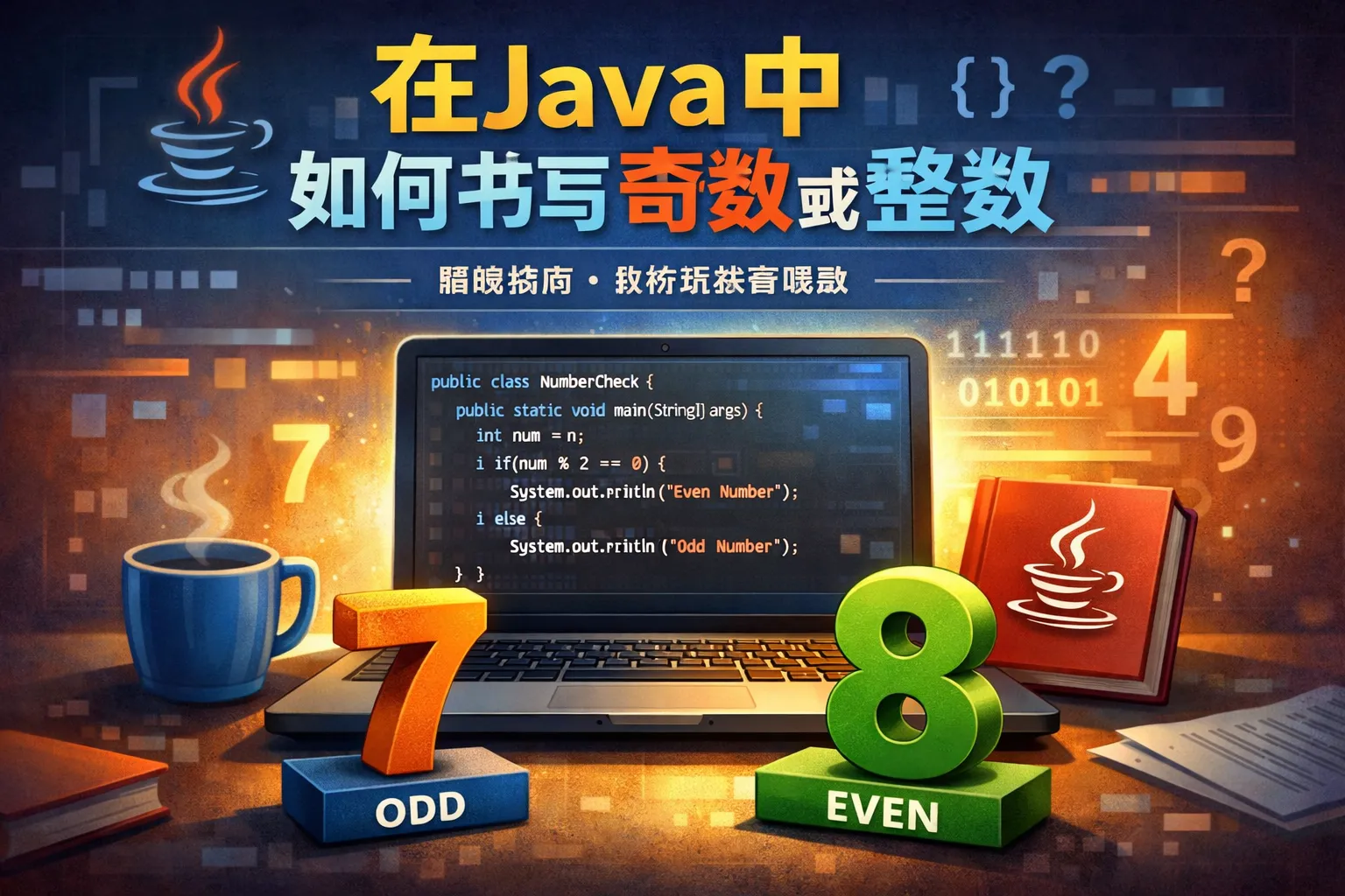 在java中如何书写奇数或整数