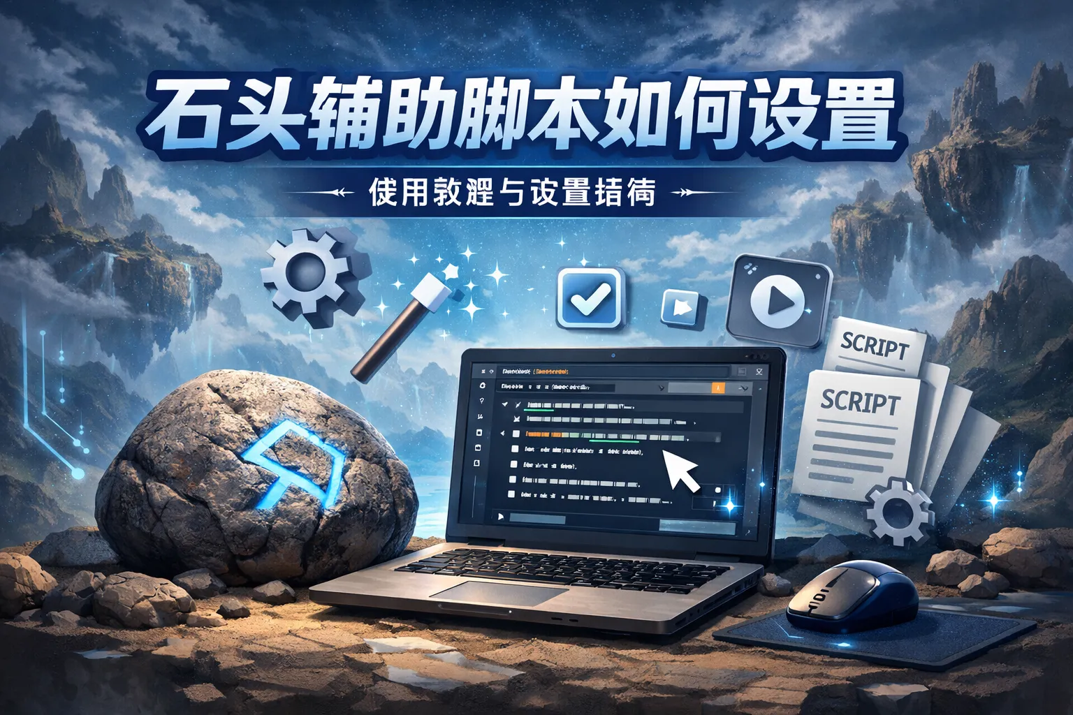 石头辅助脚本如何设置