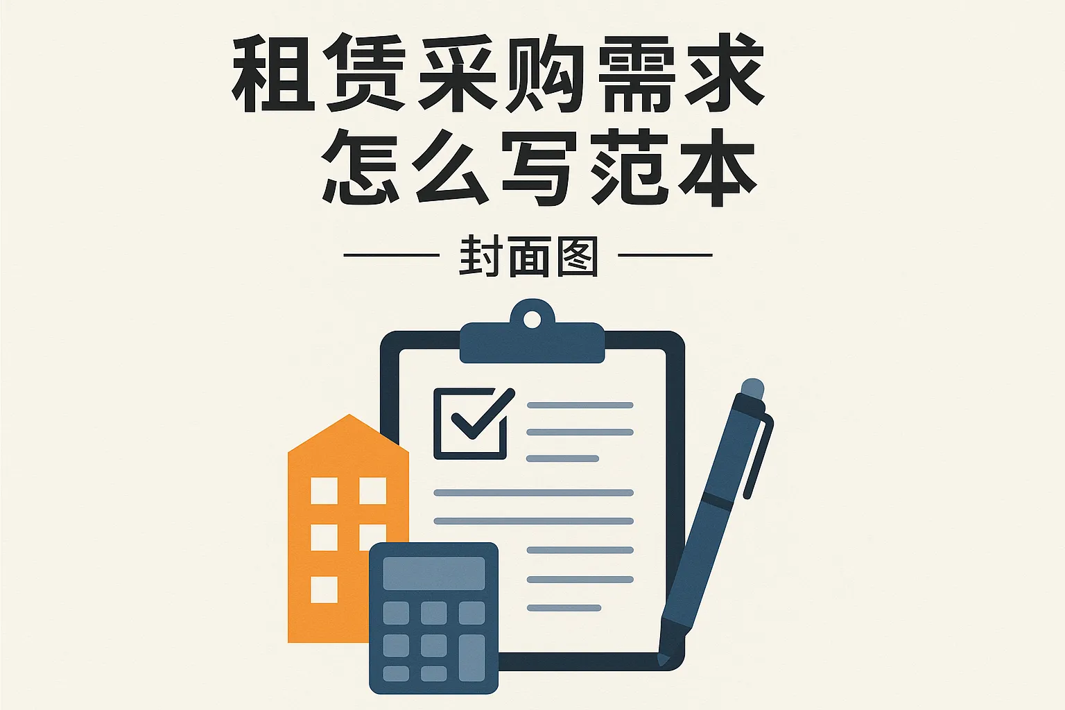 租赁采购需求怎么写范本