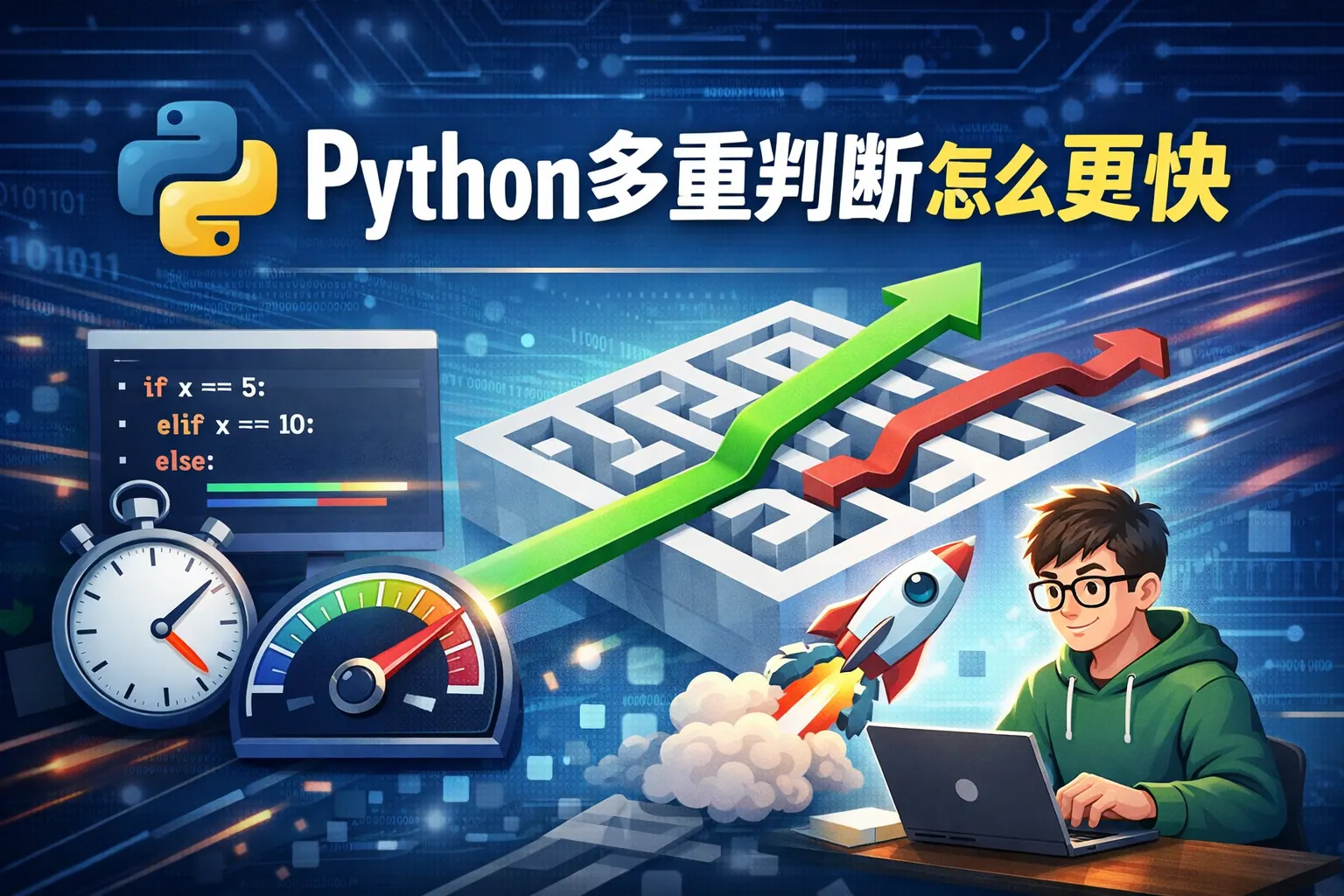python多重判断怎么更快