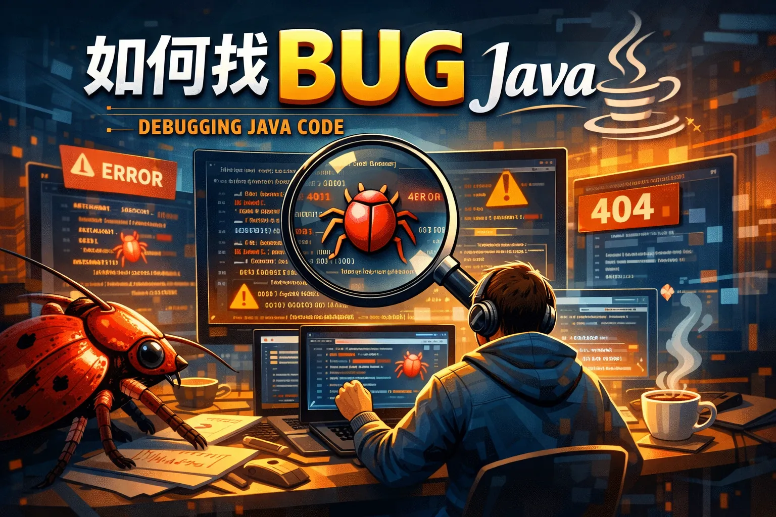 如何找bug java