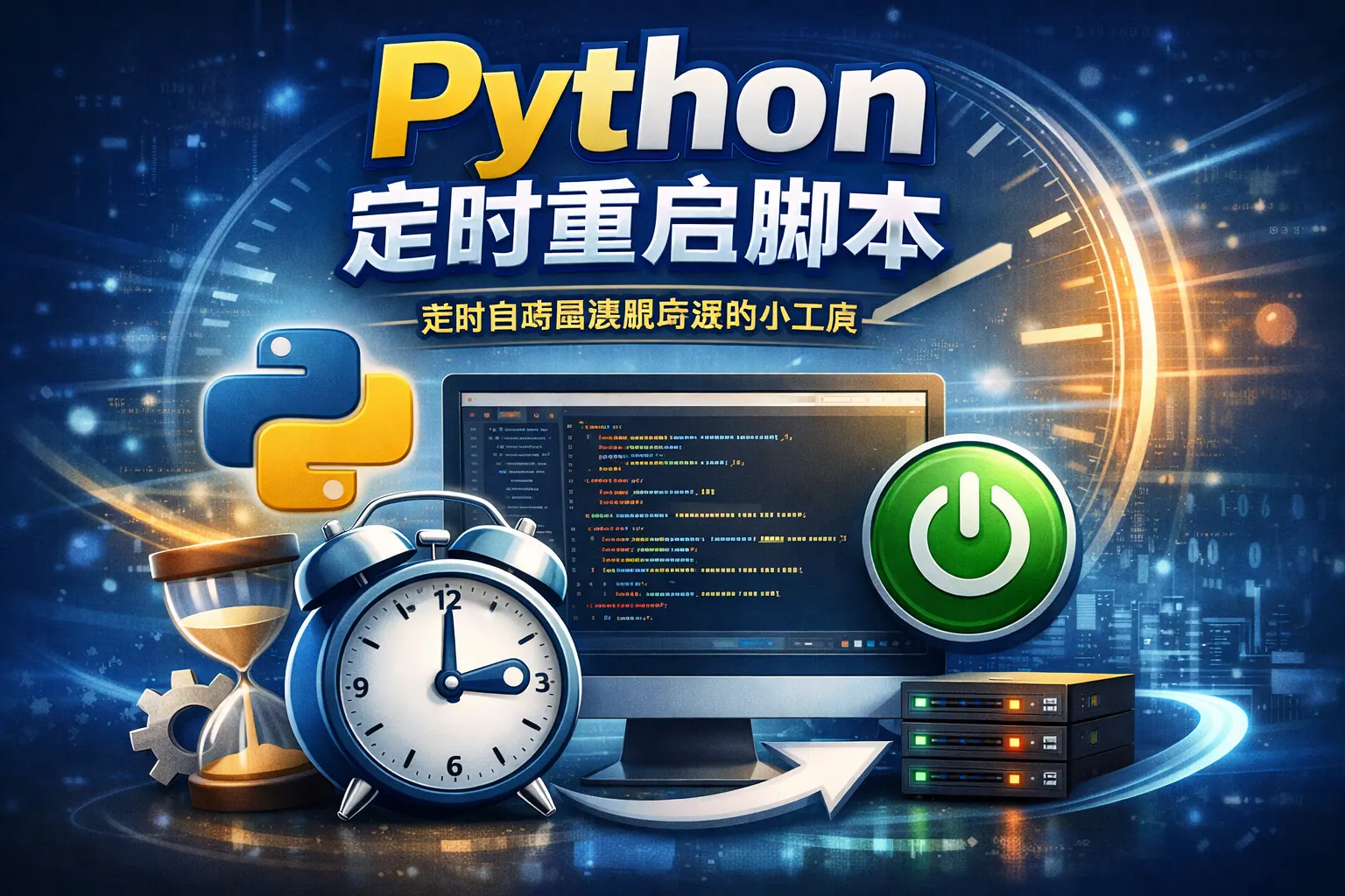 python 定时重启脚本的脚本