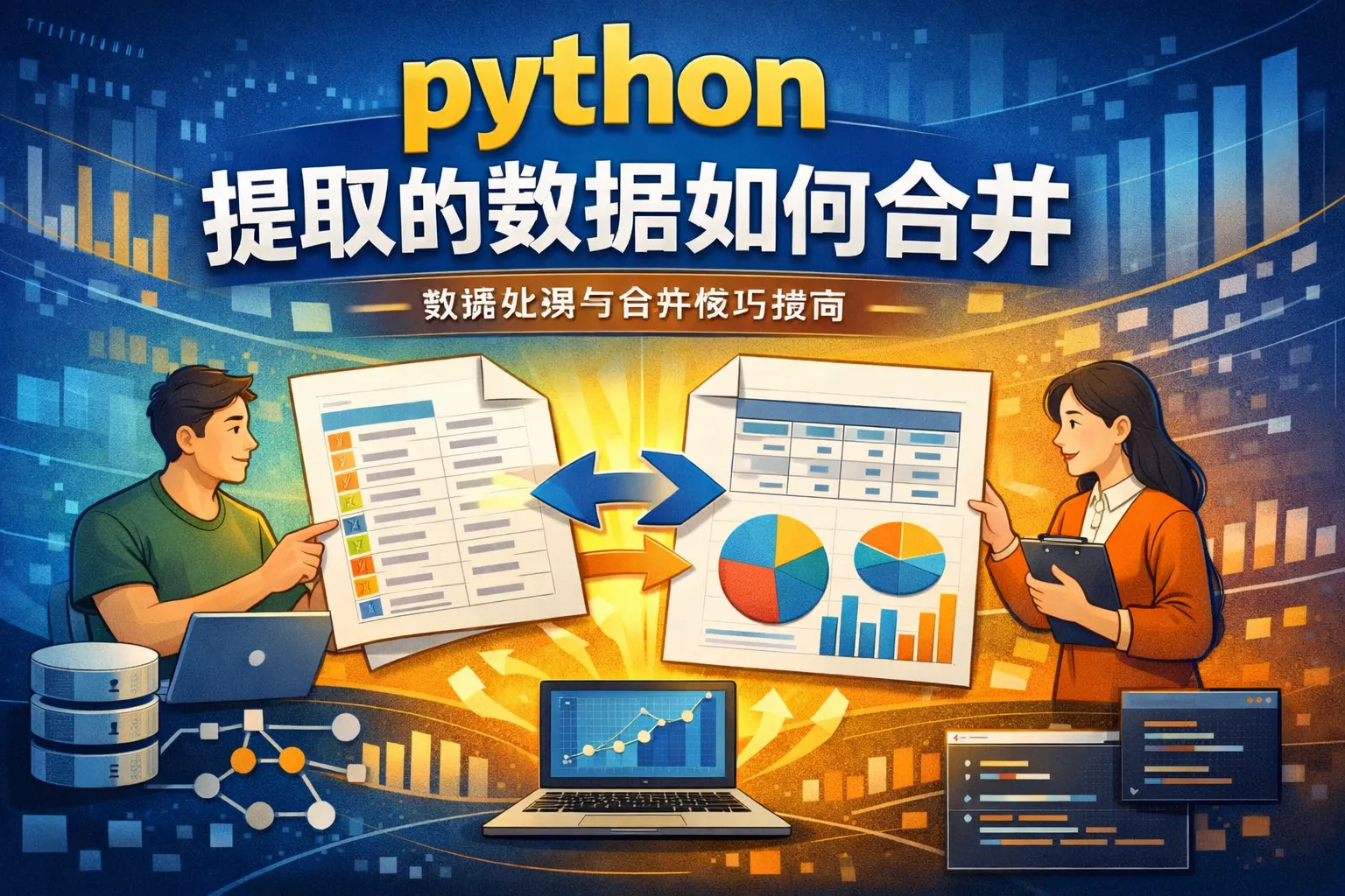 python提取的数据如何合并