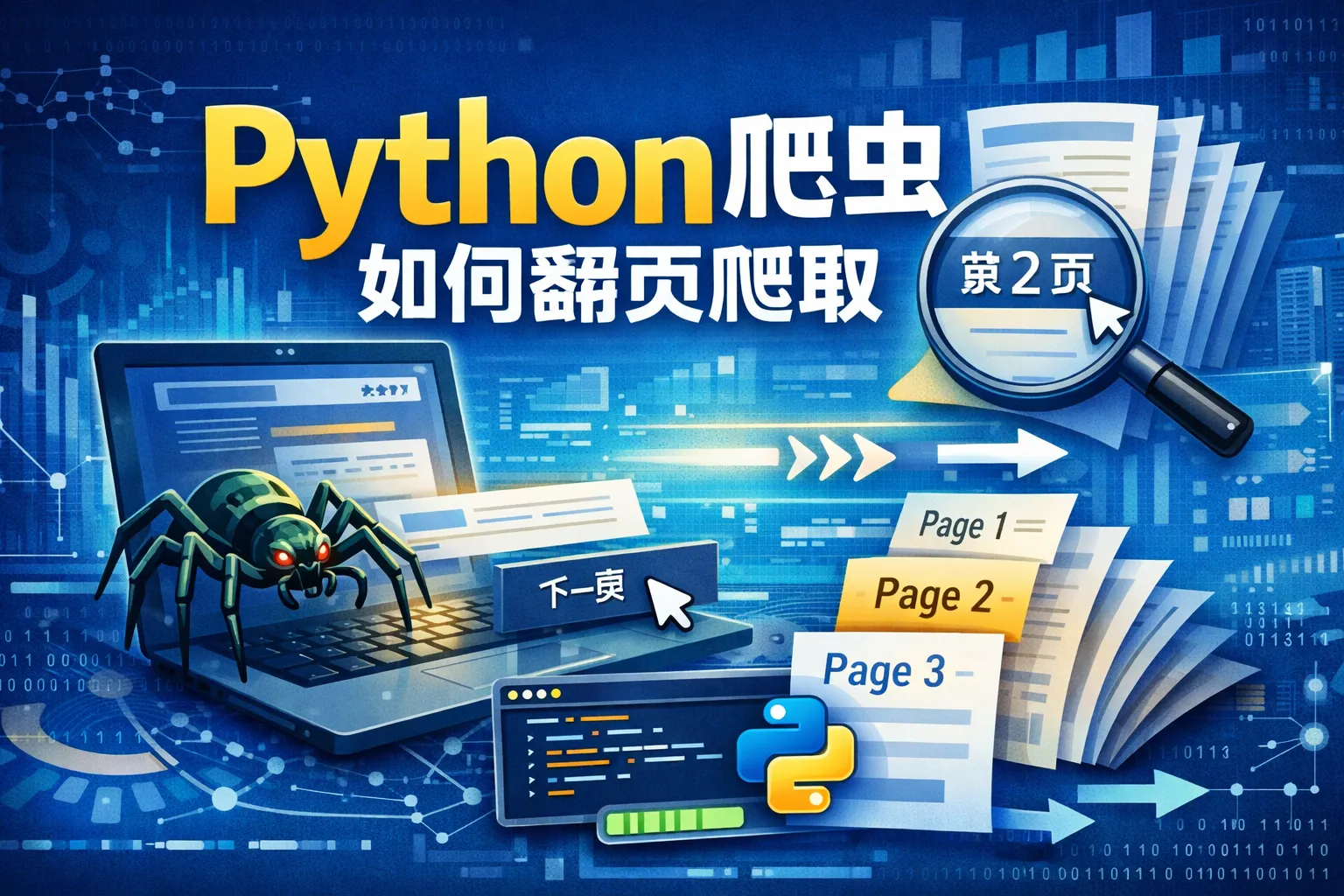 python爬虫如何翻页爬取