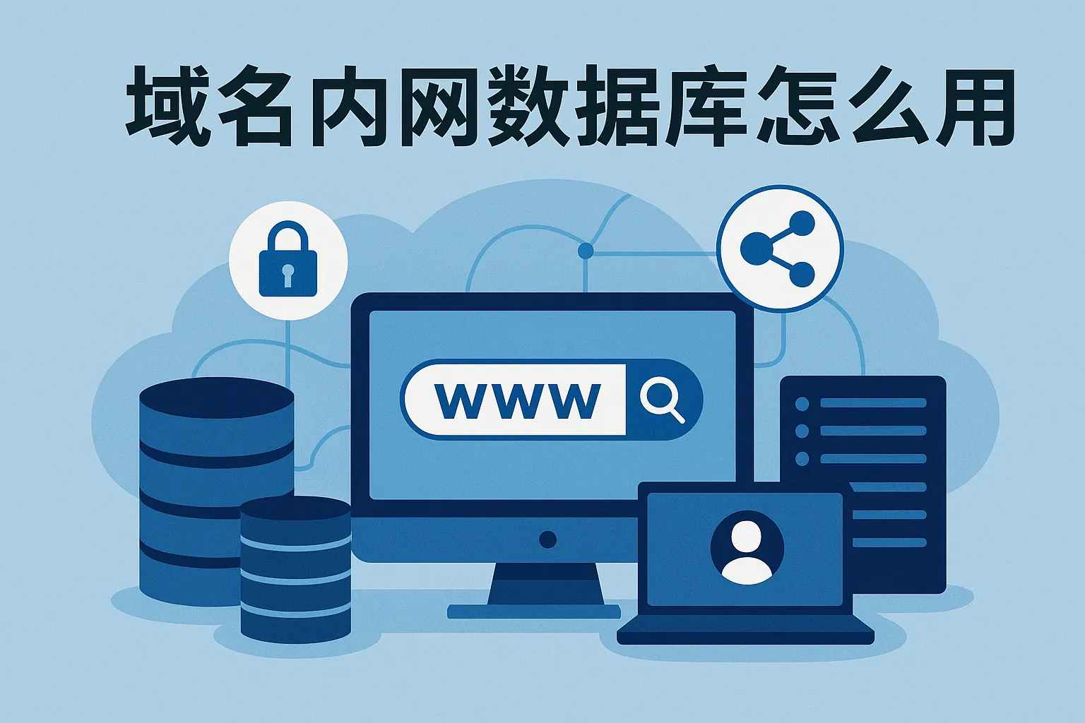 域名内网数据库怎么用
