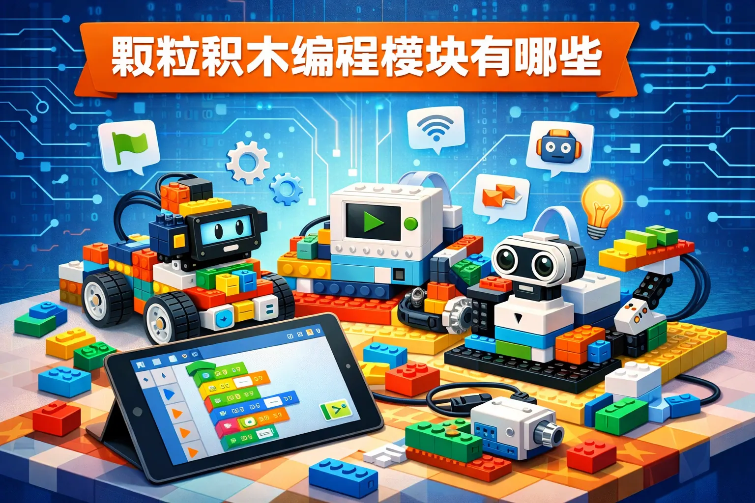 颗粒积木编程模块有哪些