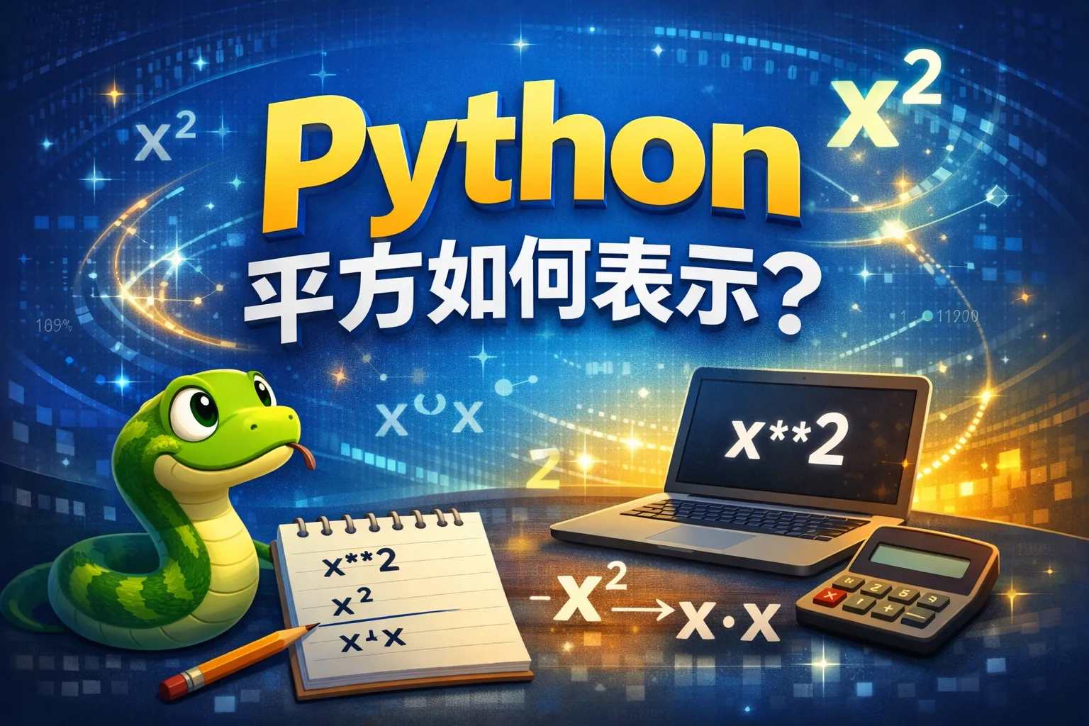 python 平方如何表示