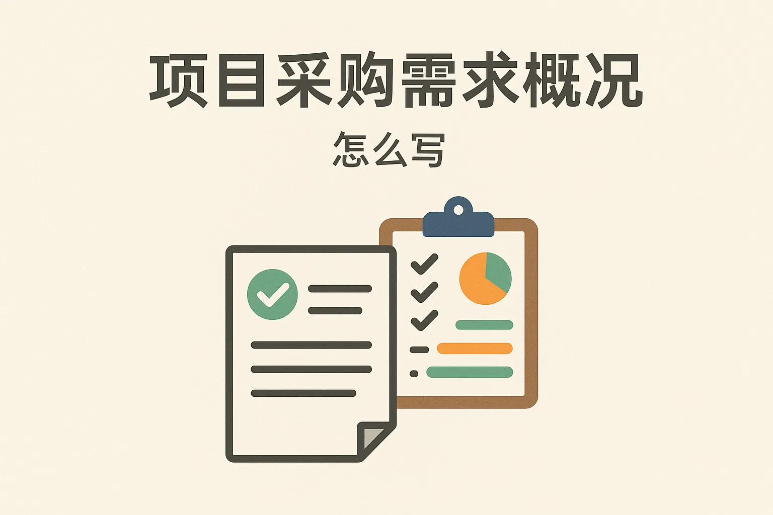 项目采购需求概况怎么写
