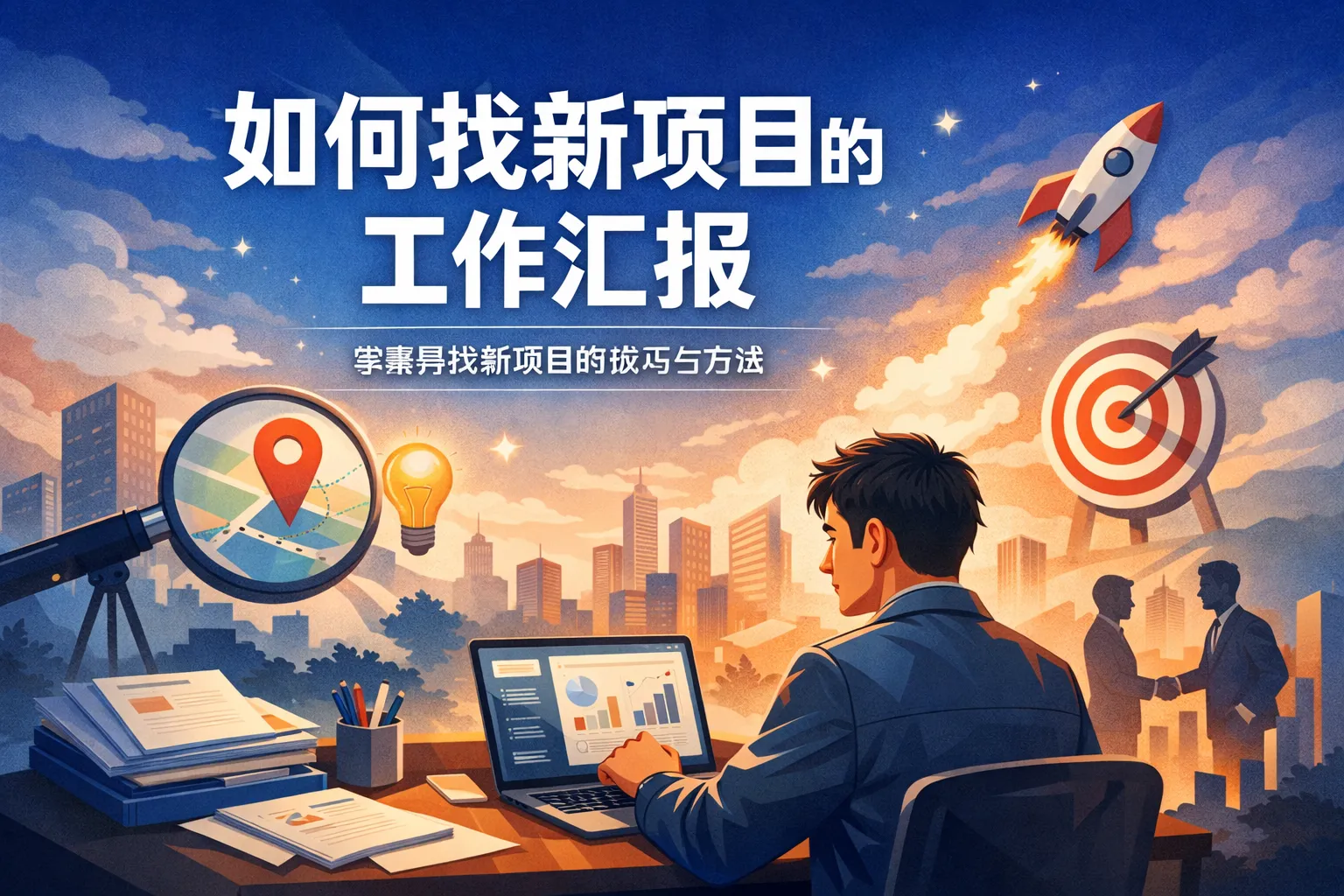 如何找新项目的工作汇报