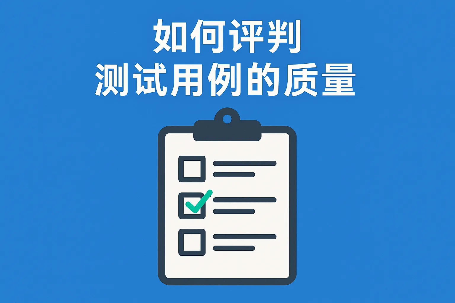 如何评判测试用例的质量