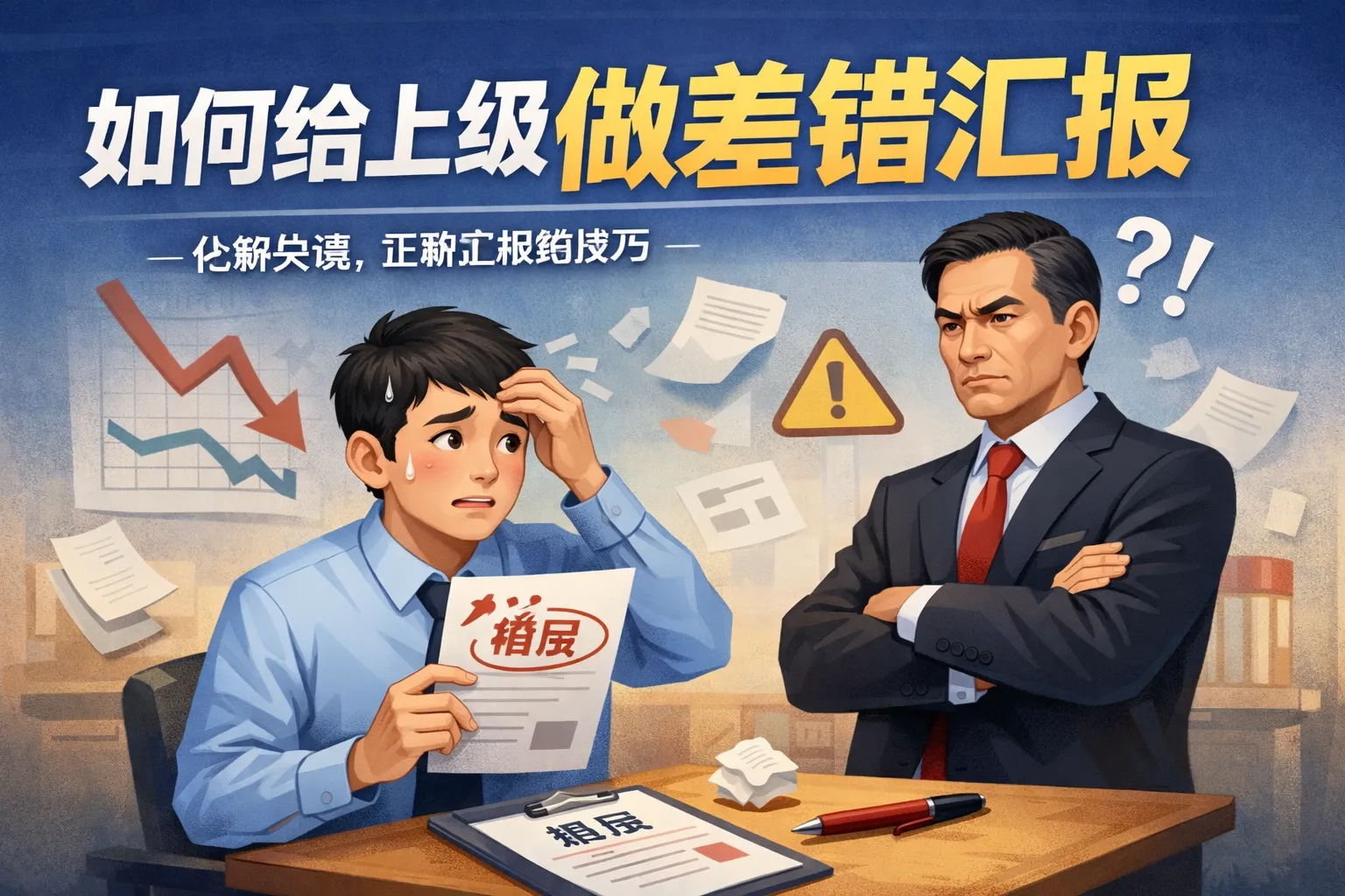 如何给上级做差错汇报