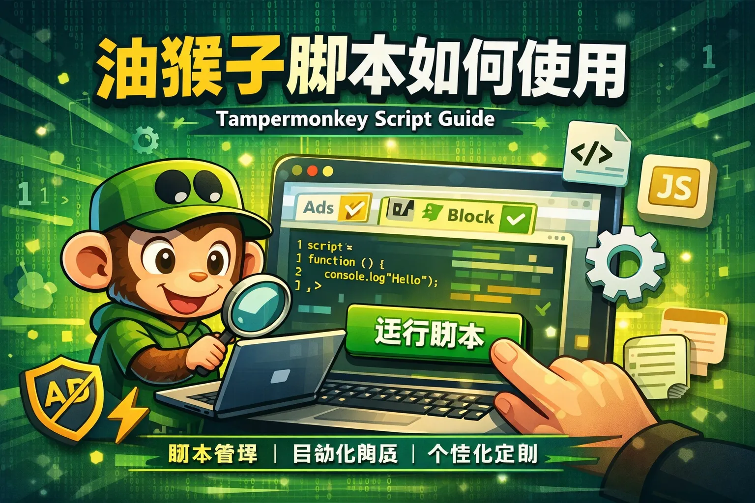 油猴子脚本如何使用