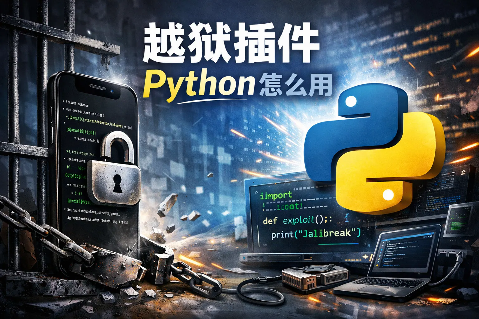 越狱插件python怎么用