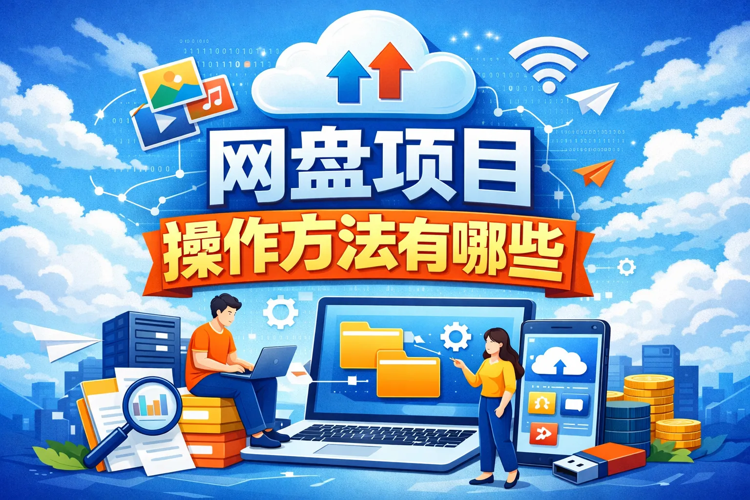 网盘项目操作方法有哪些