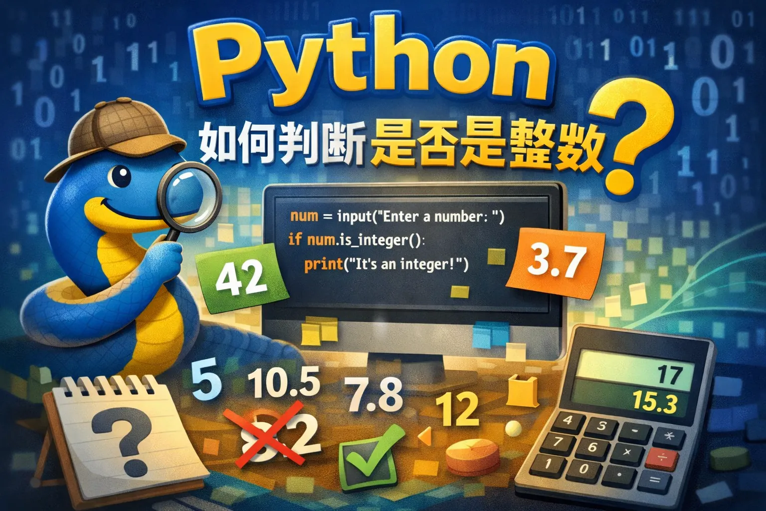 python如何判断是否是整数