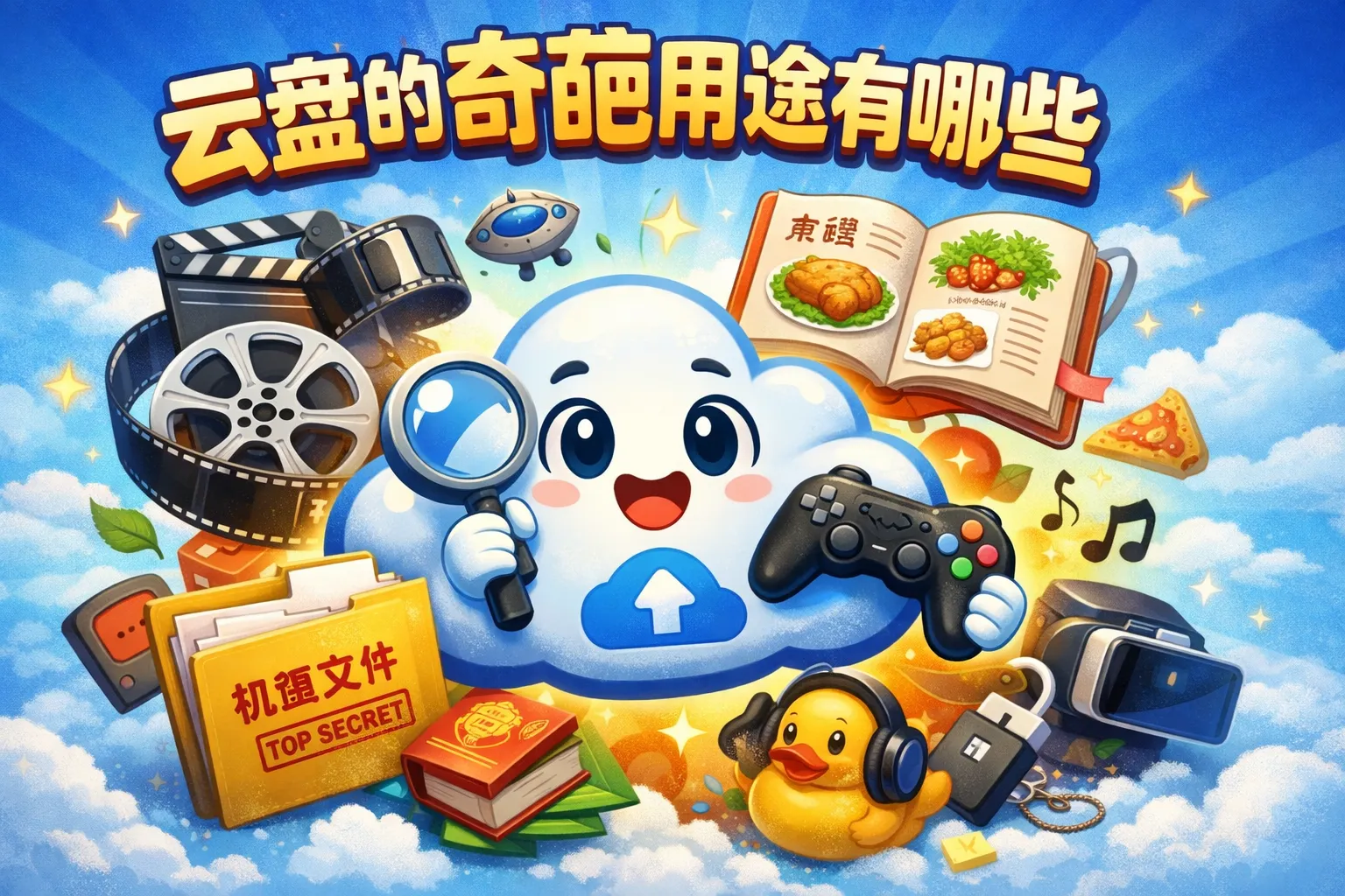 云盘的奇葩用途有哪些