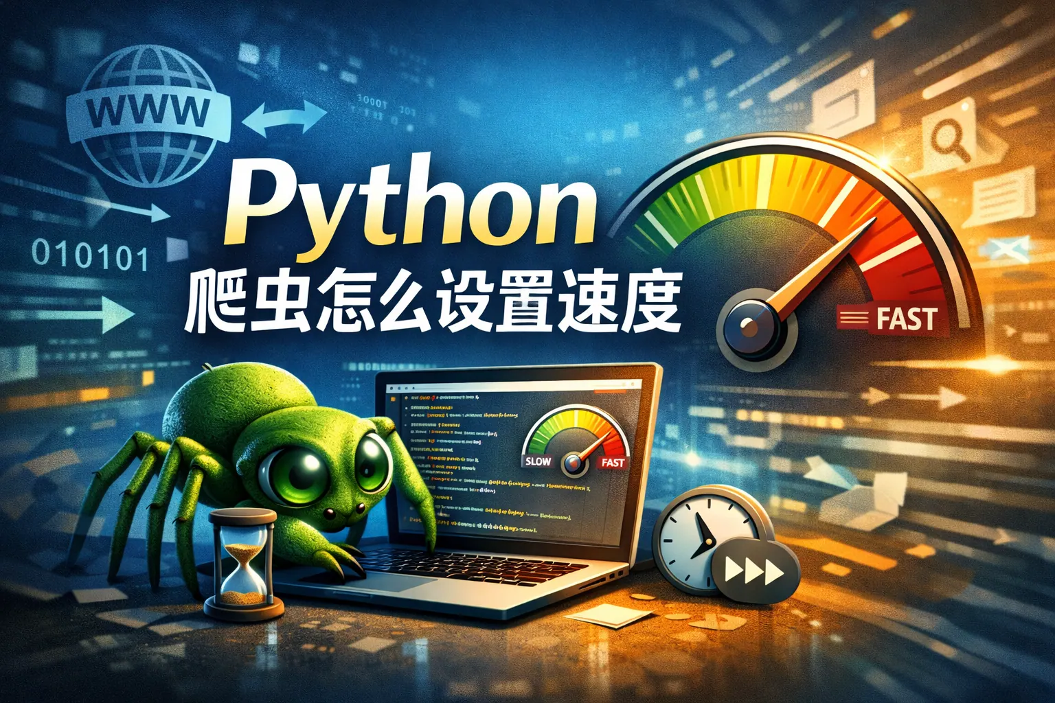 python爬虫怎么设置速度