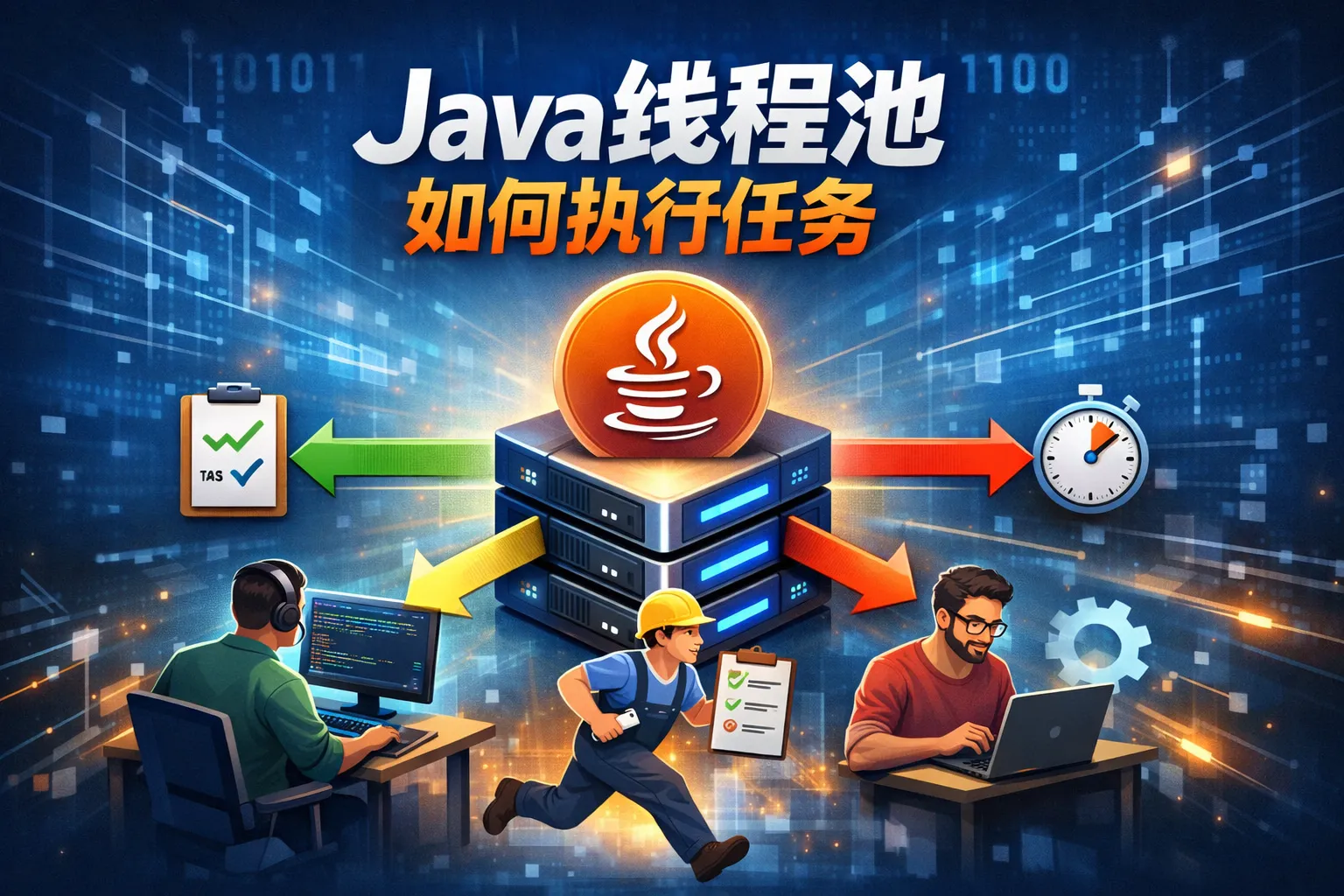 java线程池如何执行任务