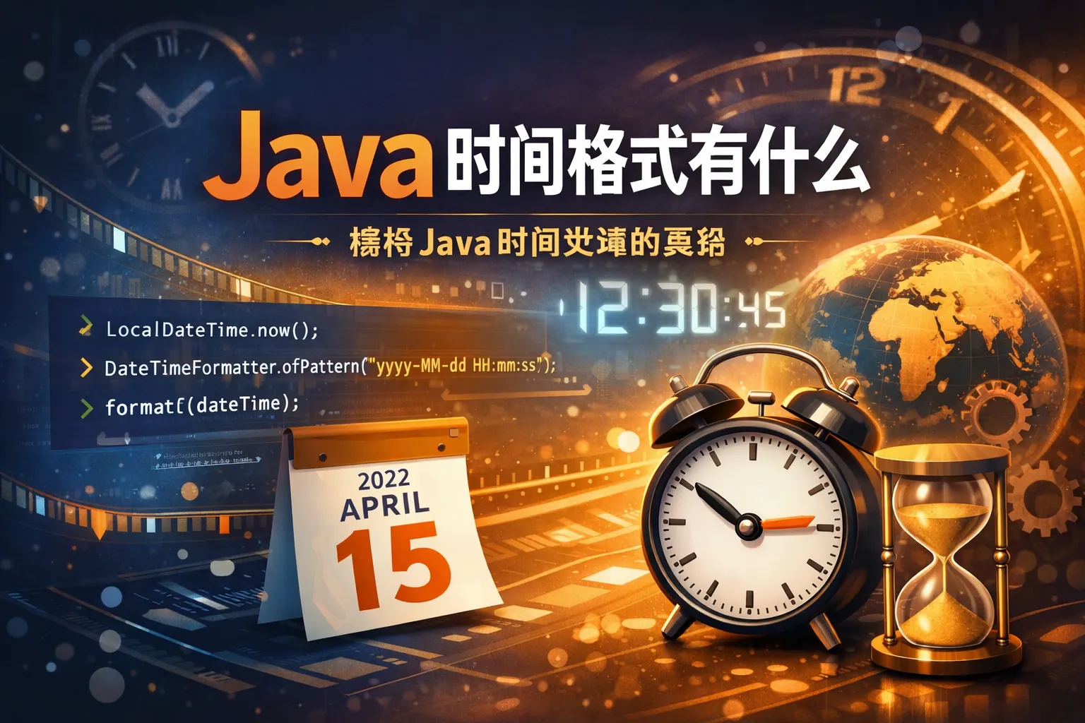 java时间格式有什么